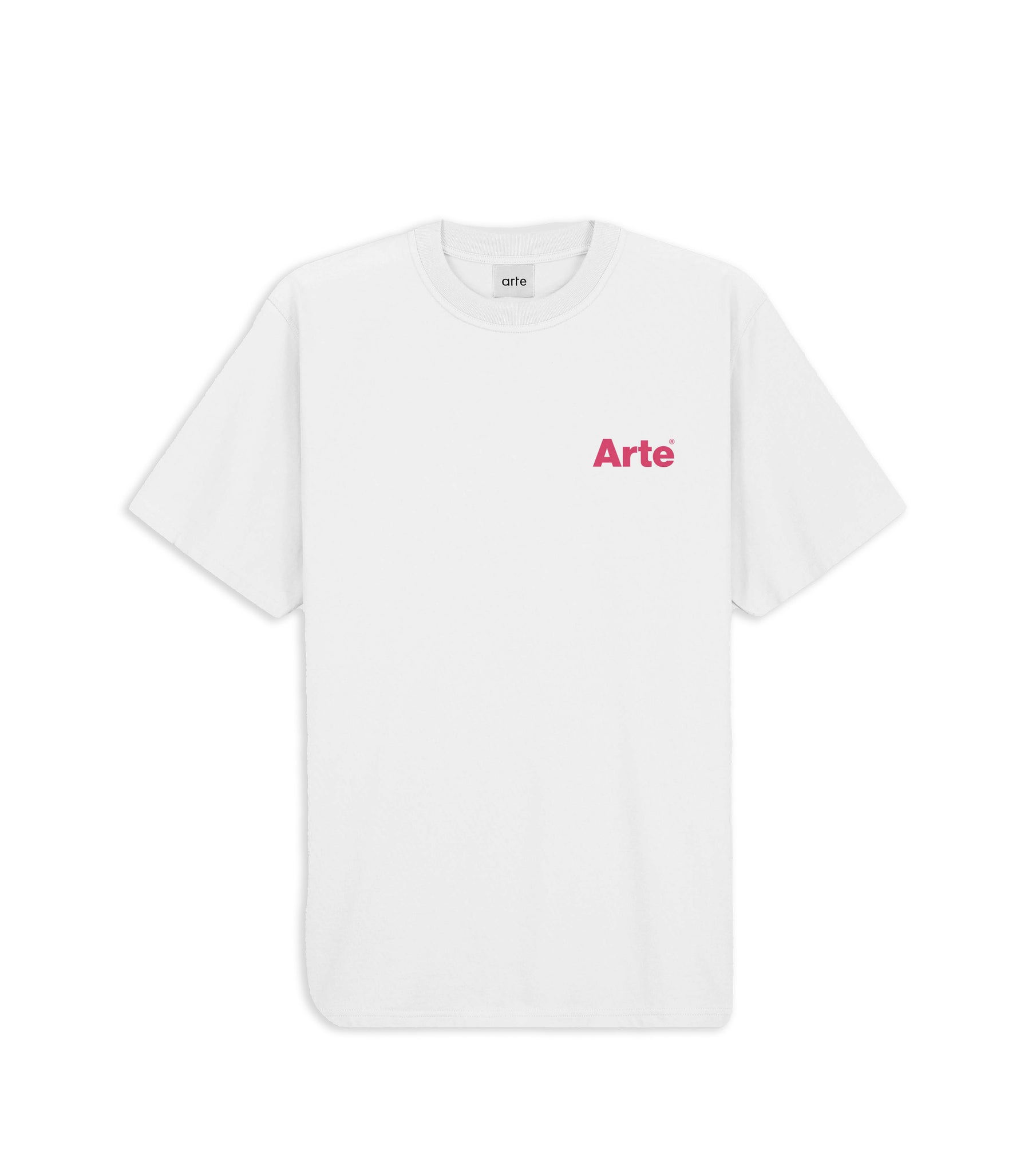 T-Shirt Arte Antwerp Teo Back Heart Bianco