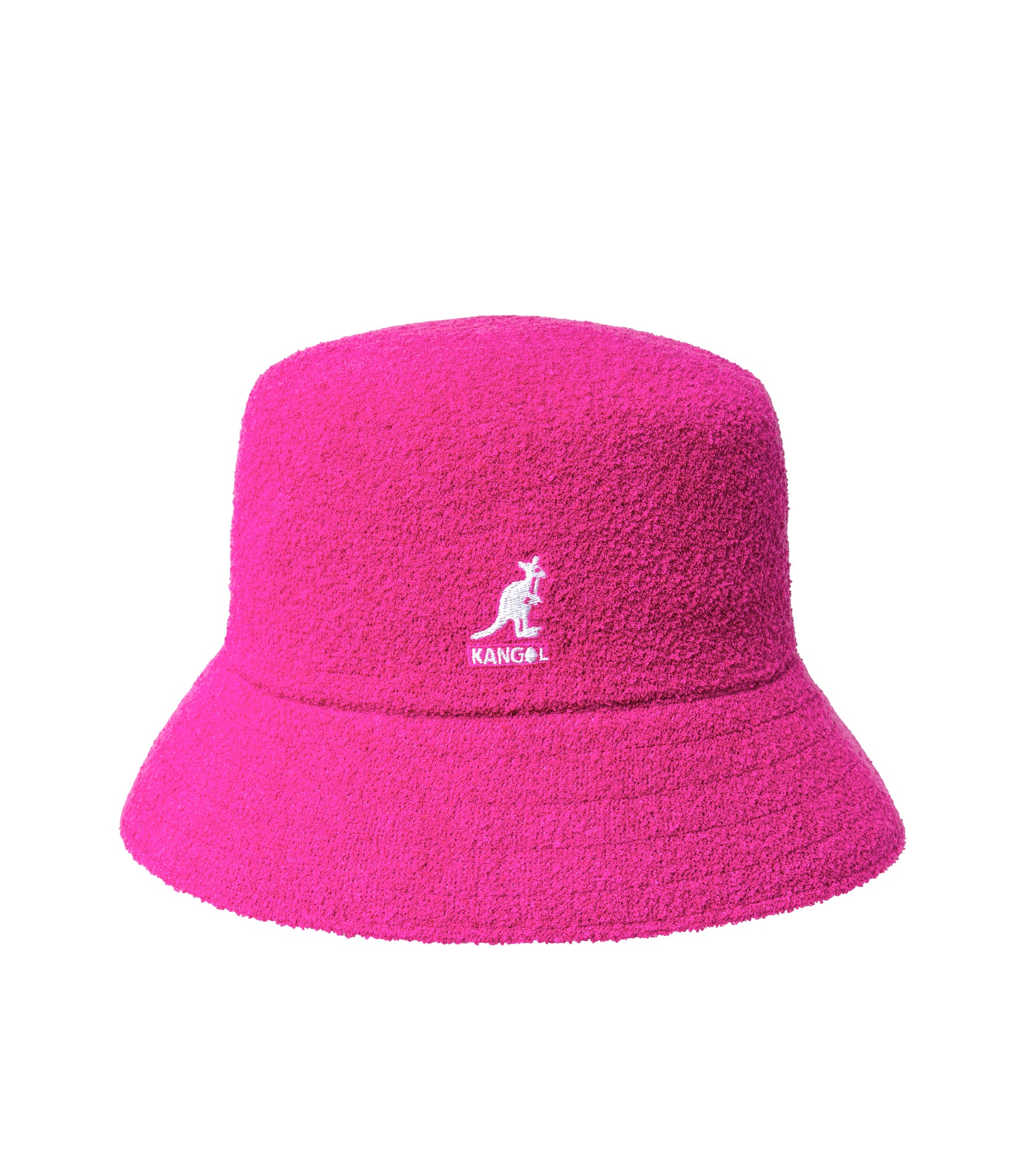 Kangol Bermuda Bucket Hat In Spugna Fucsia