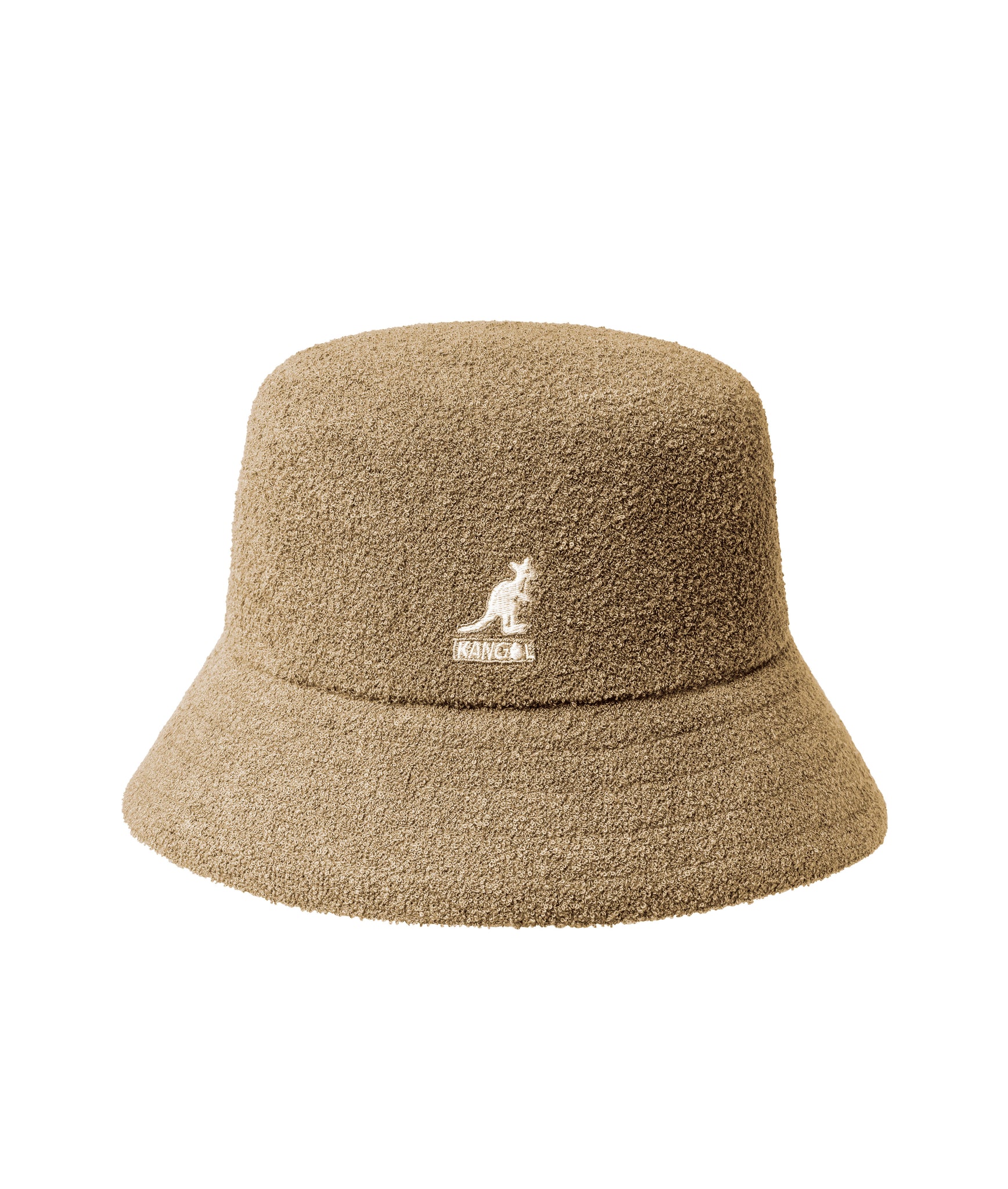 Kangol Bermuda Bucket Hat In Spugna Sabbia