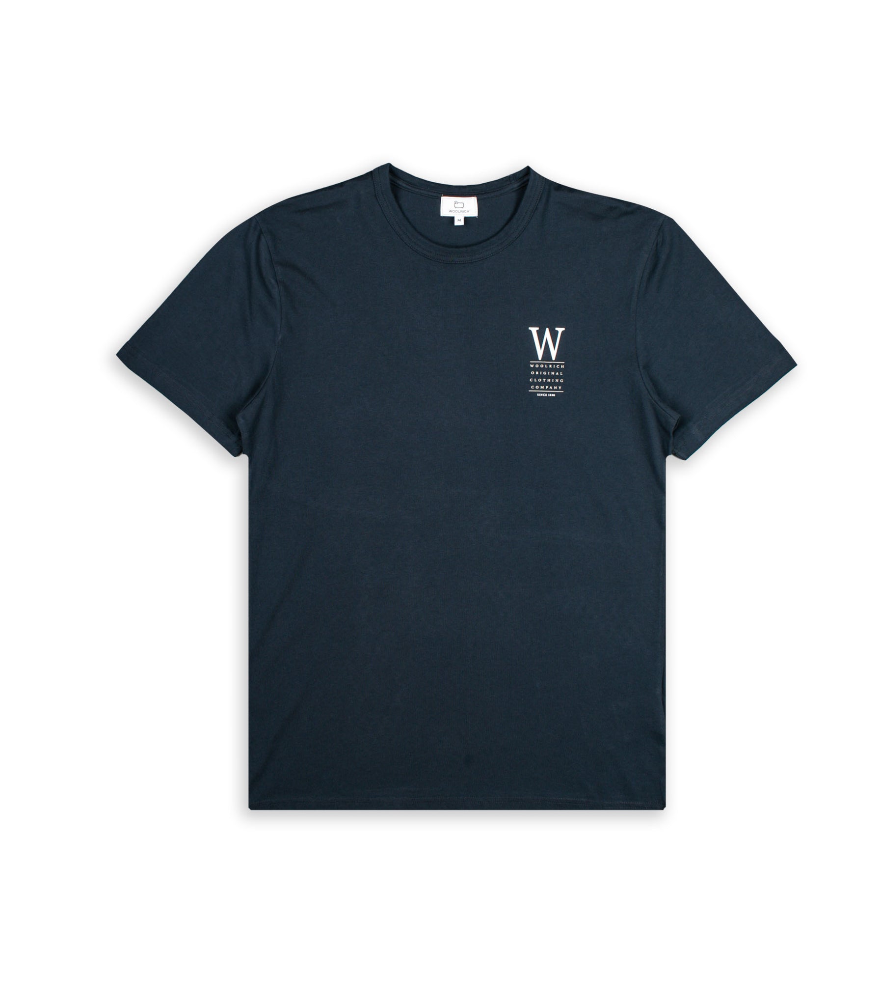 T-Shirt Woolrich Lakeside Tee Blu Uomo