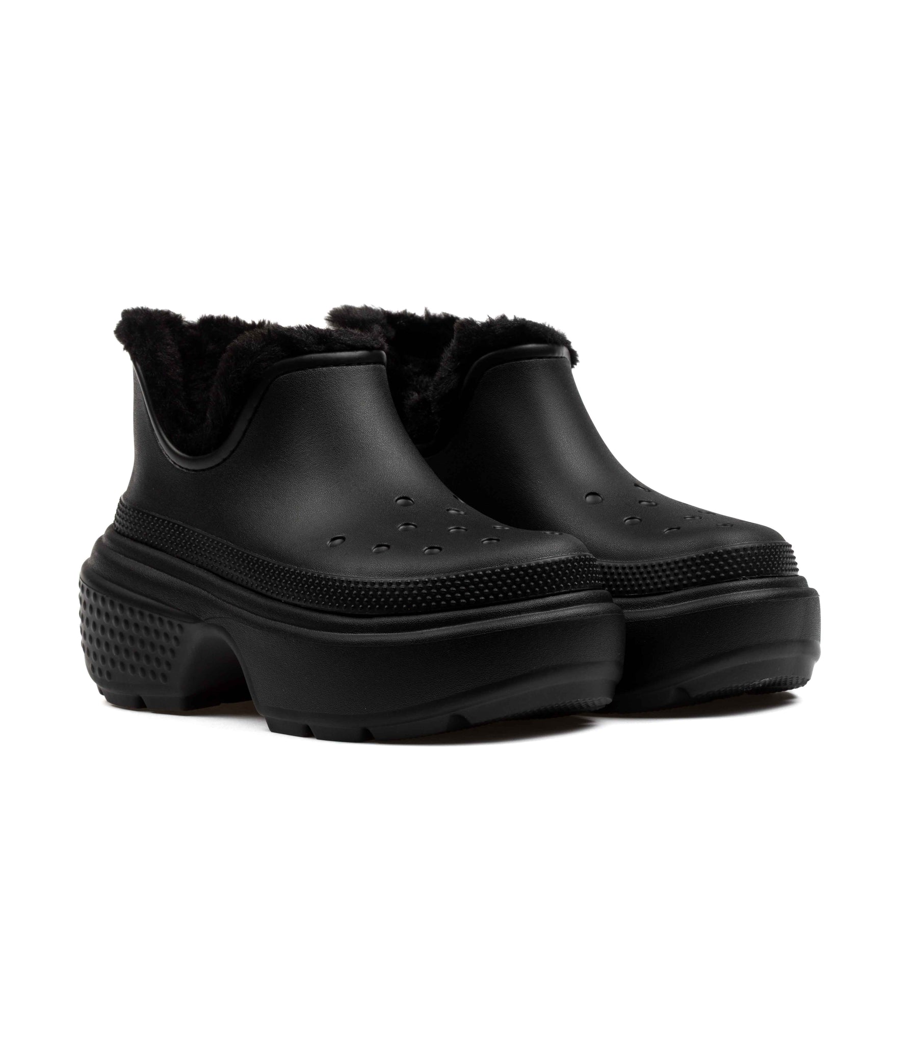 Crocs Stomp Lined Shorty Boot Nero