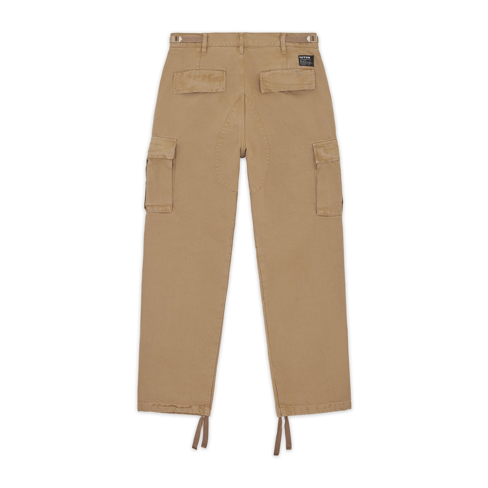 Pantaloni Iuter Cargo Canvas Beige