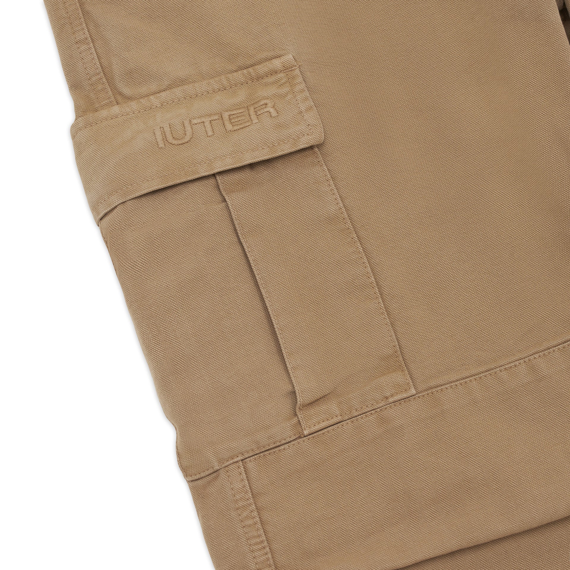 Pantaloni Iuter Cargo Canvas Beige