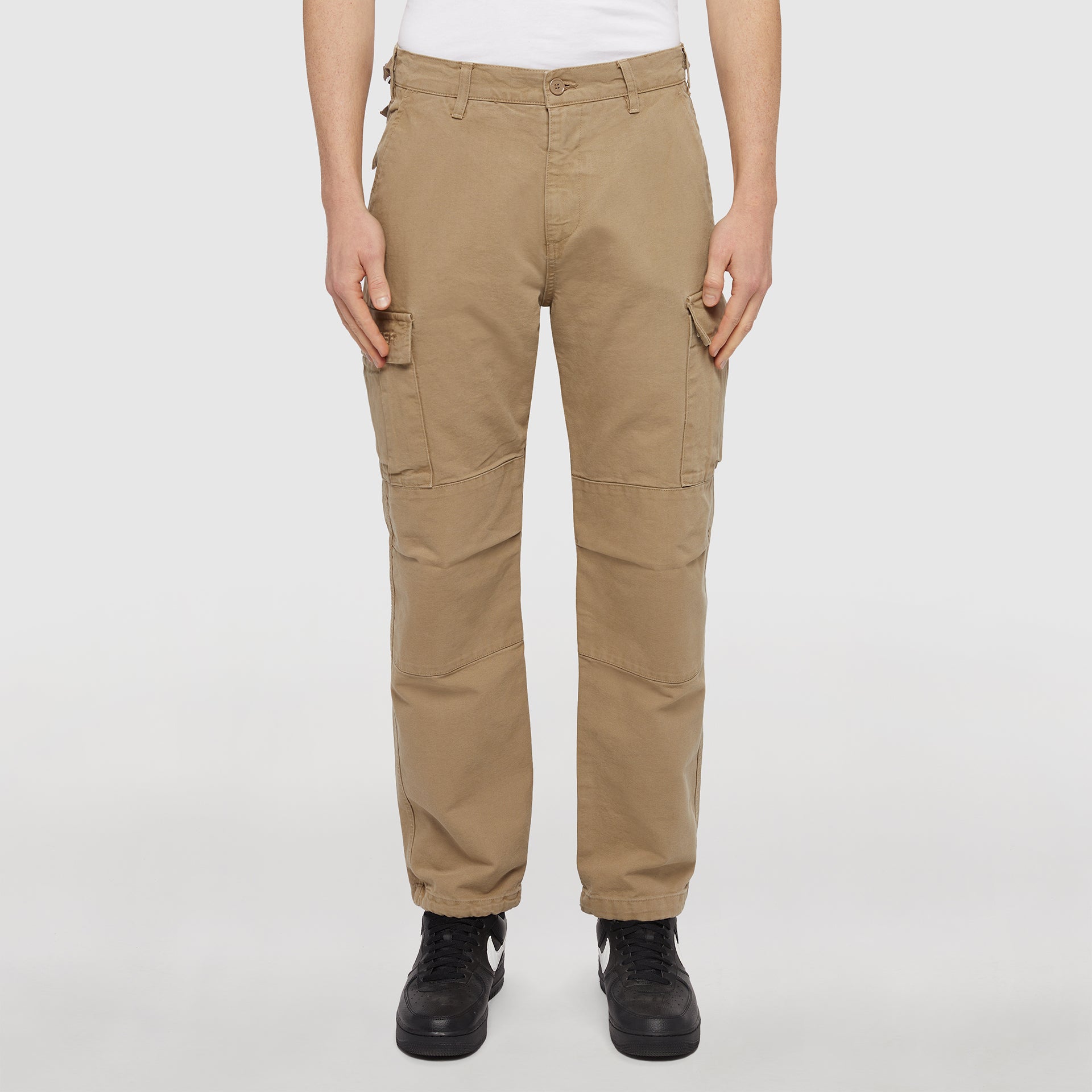 Pantaloni Iuter Cargo Canvas Beige