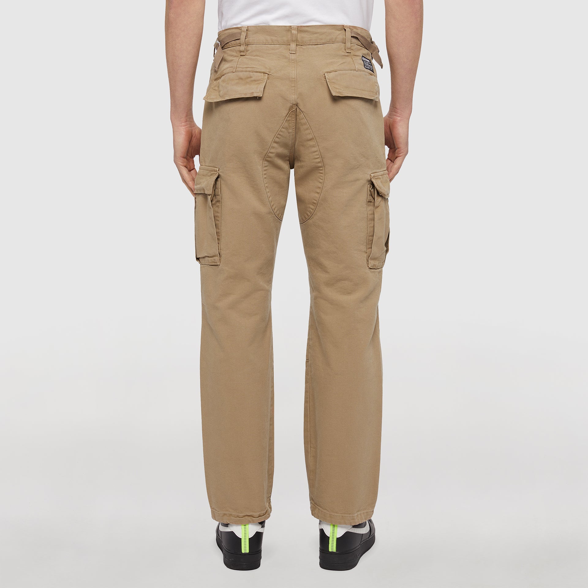 Pantaloni Iuter Cargo Canvas Beige
