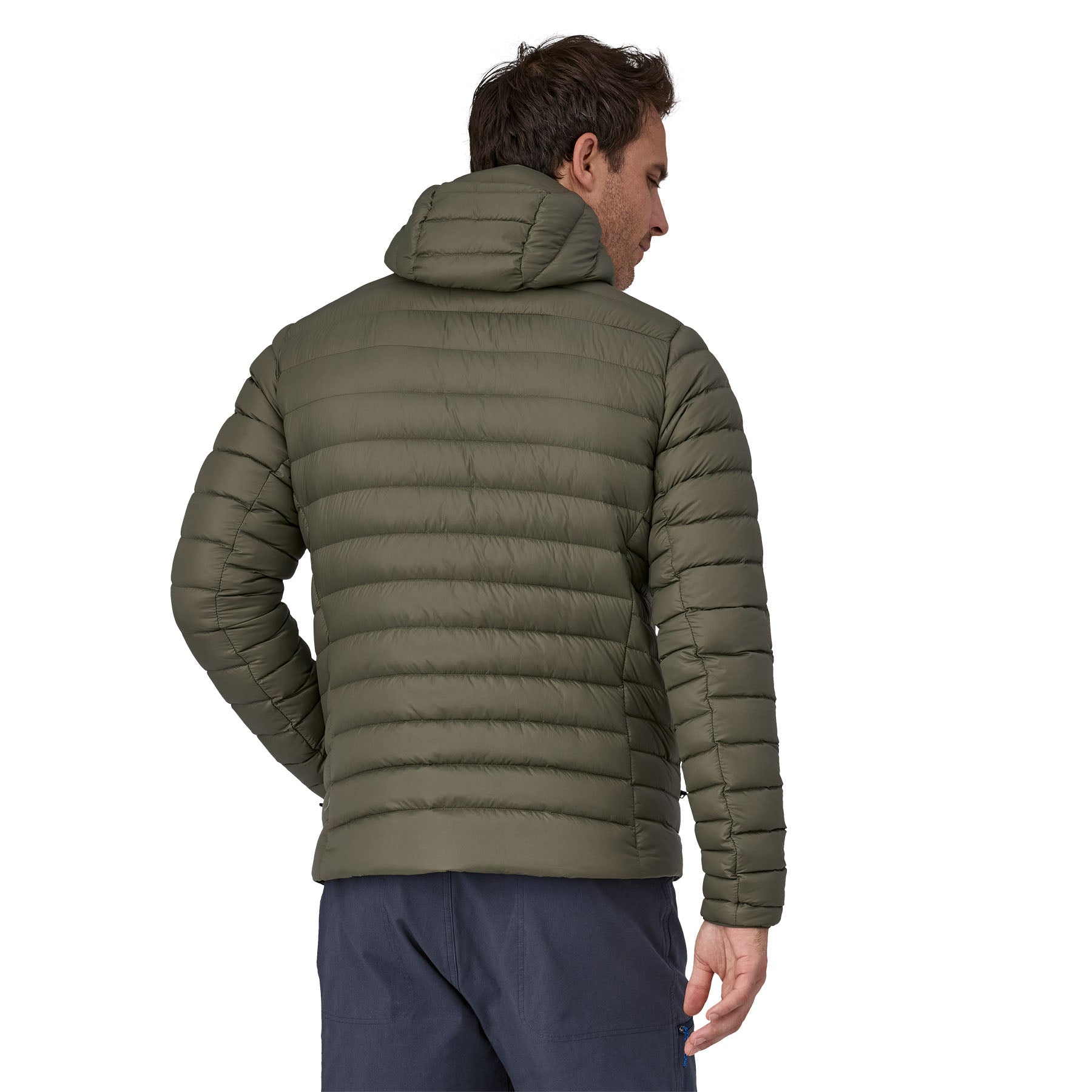 Patagonia Men'S Down Sweater Hoody Verde Militare