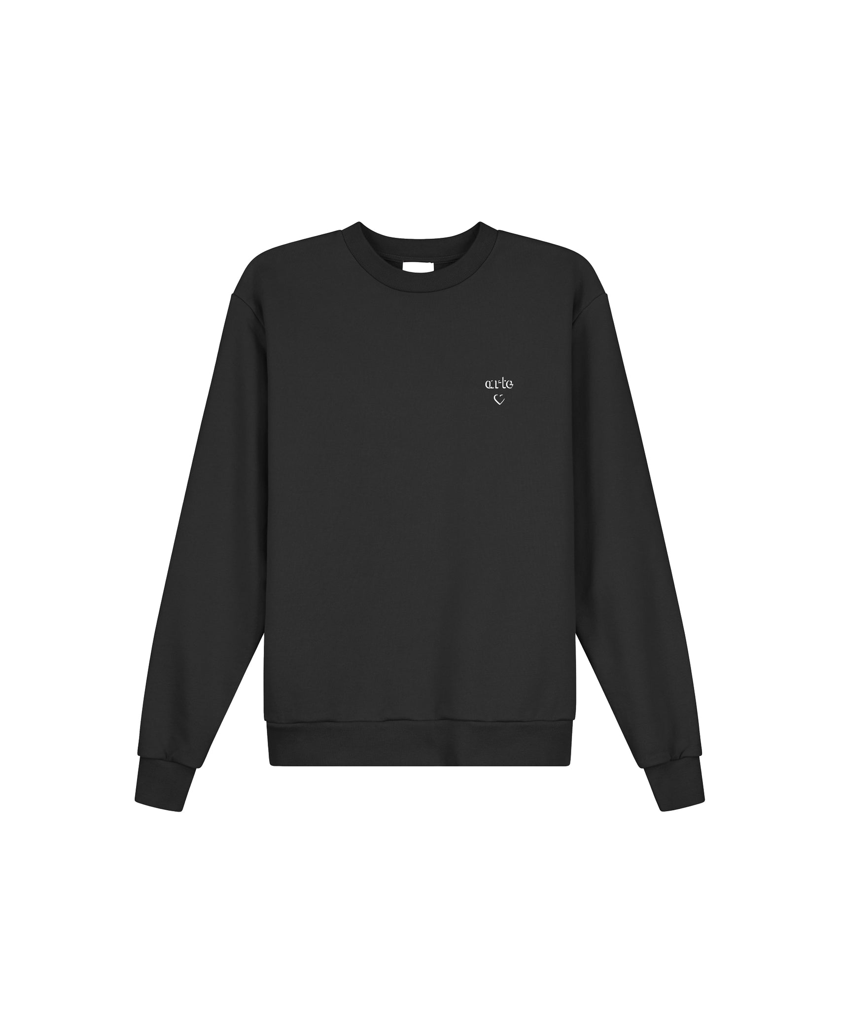 Arte Arte Heart Crewneck Nero