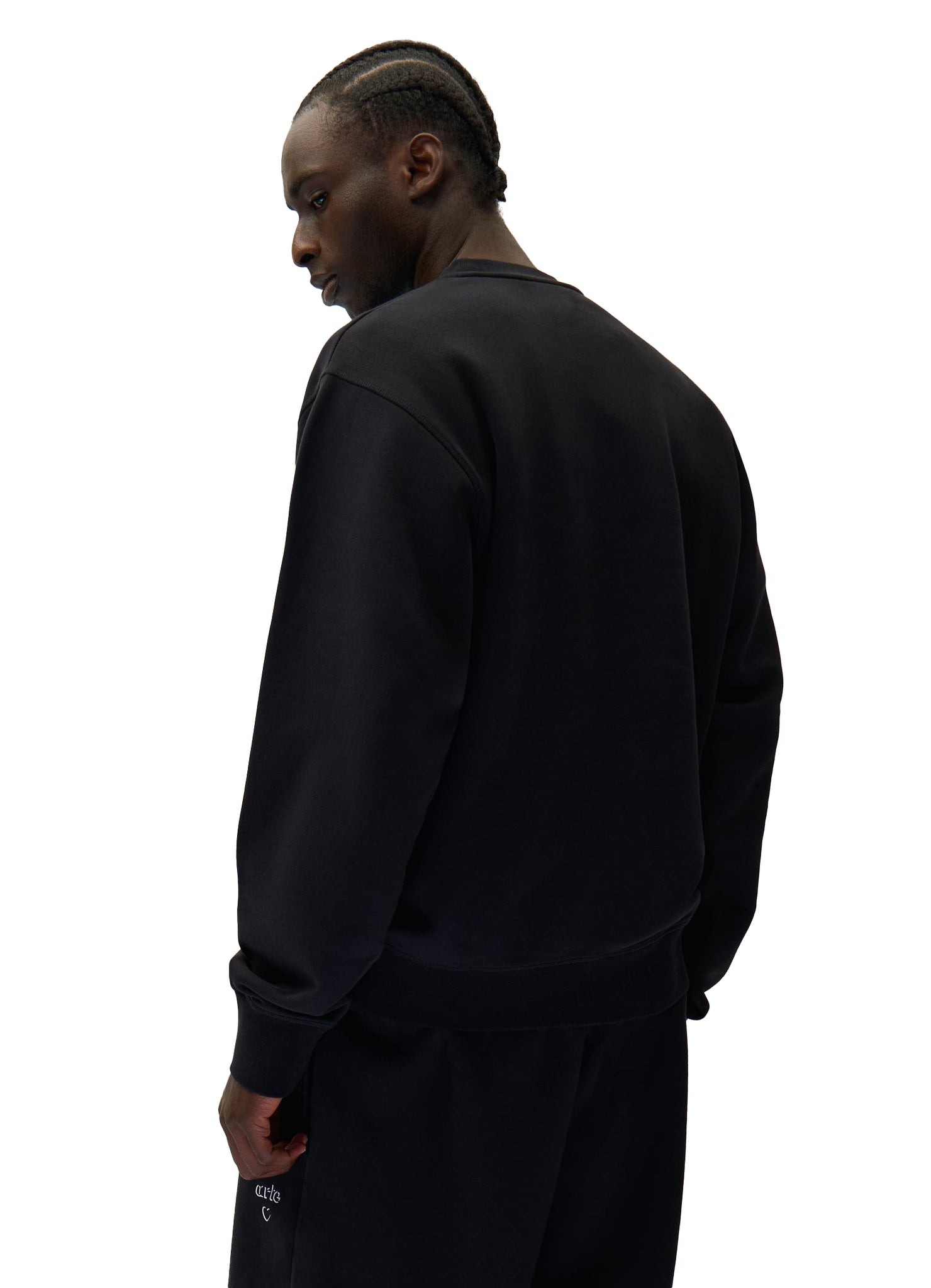 Arte Arte Heart Crewneck Nero