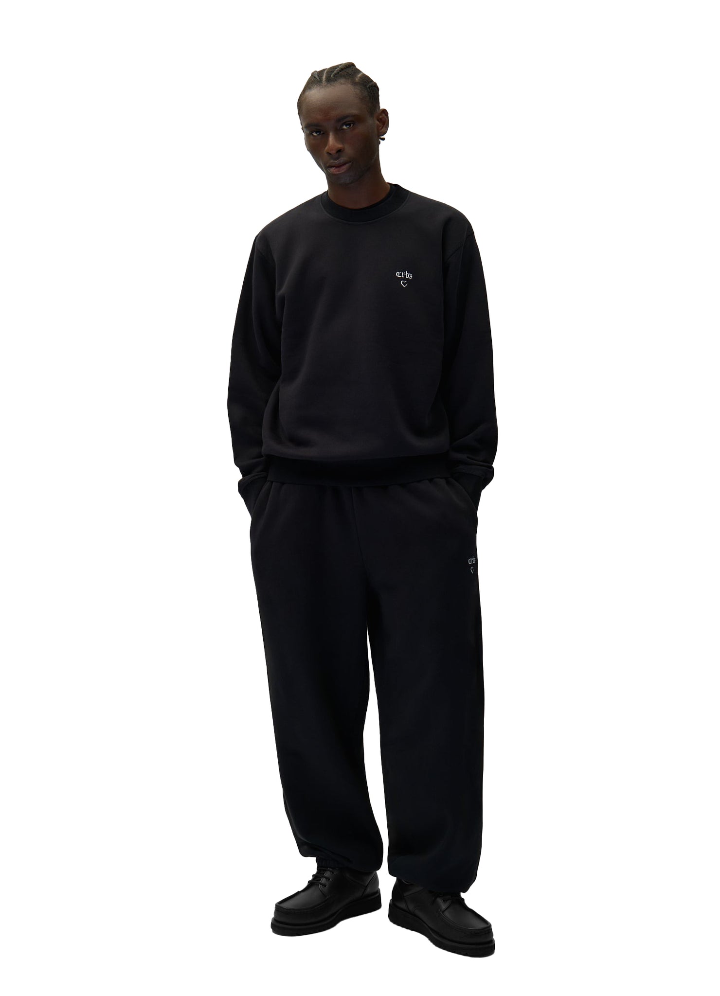 Arte Arte Heart Crewneck Nero