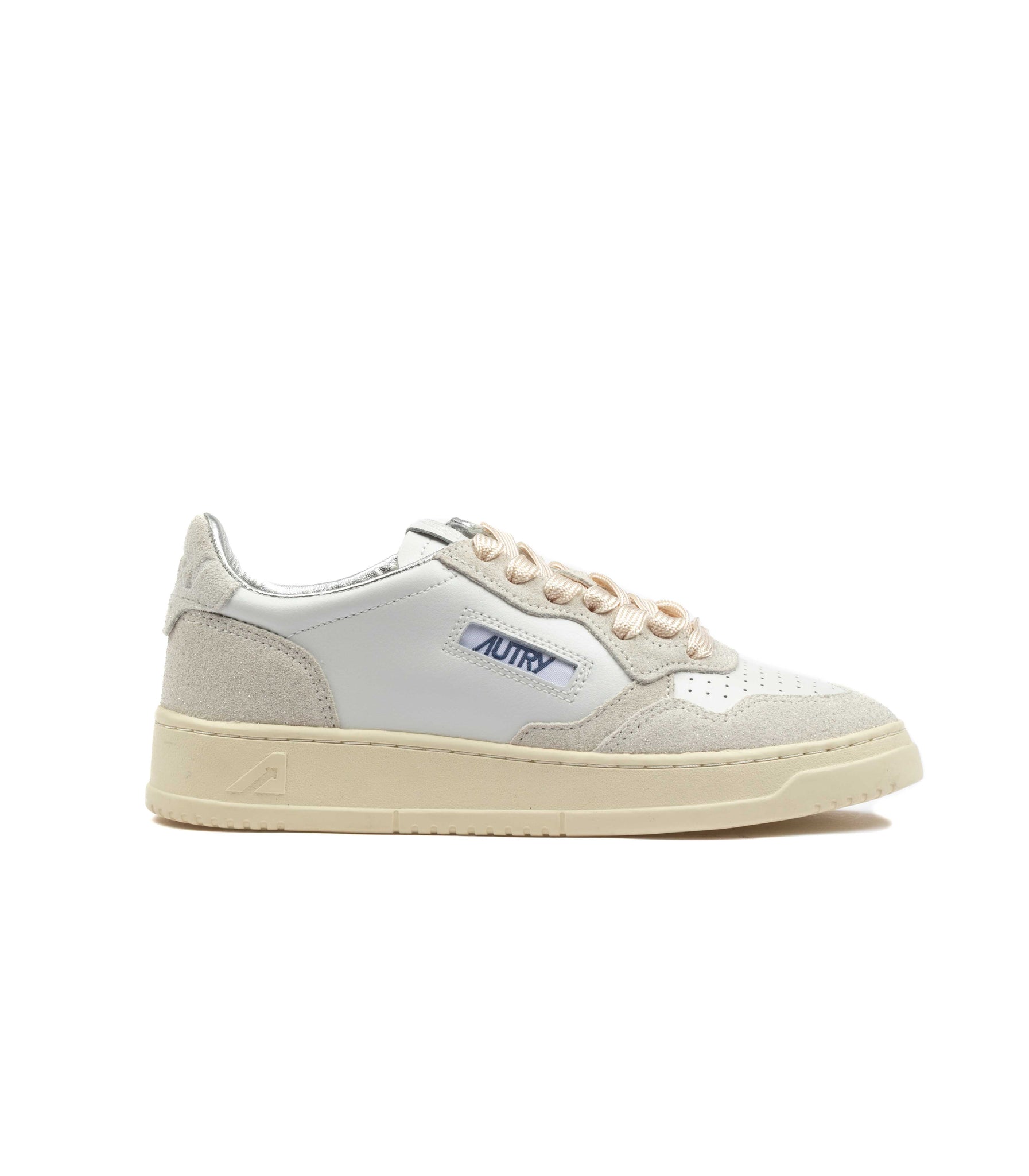 Autry Medalist Low Stars Glitter Bianco Donna