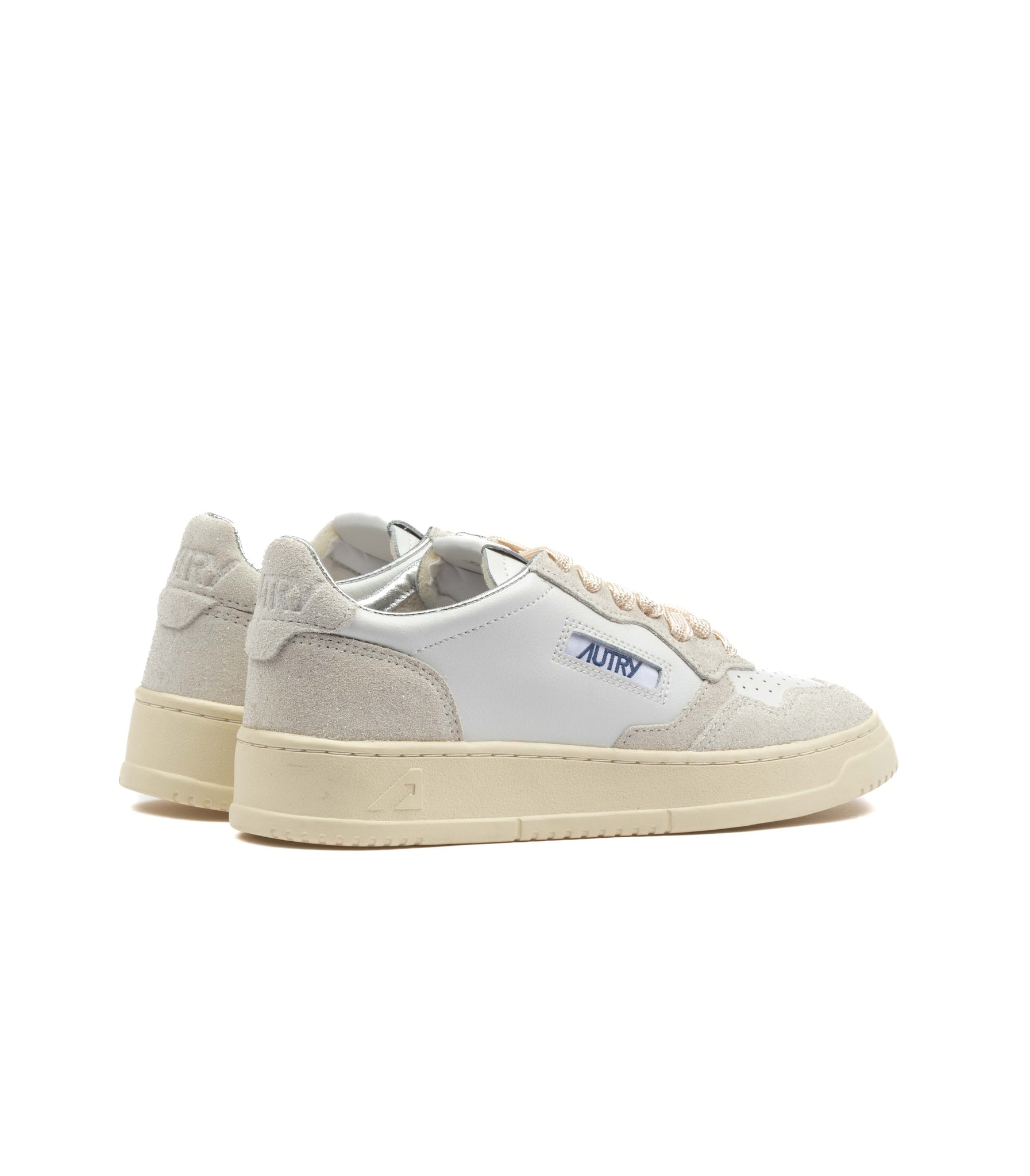 Autry Medalist Low Stars Glitter Bianco Donna