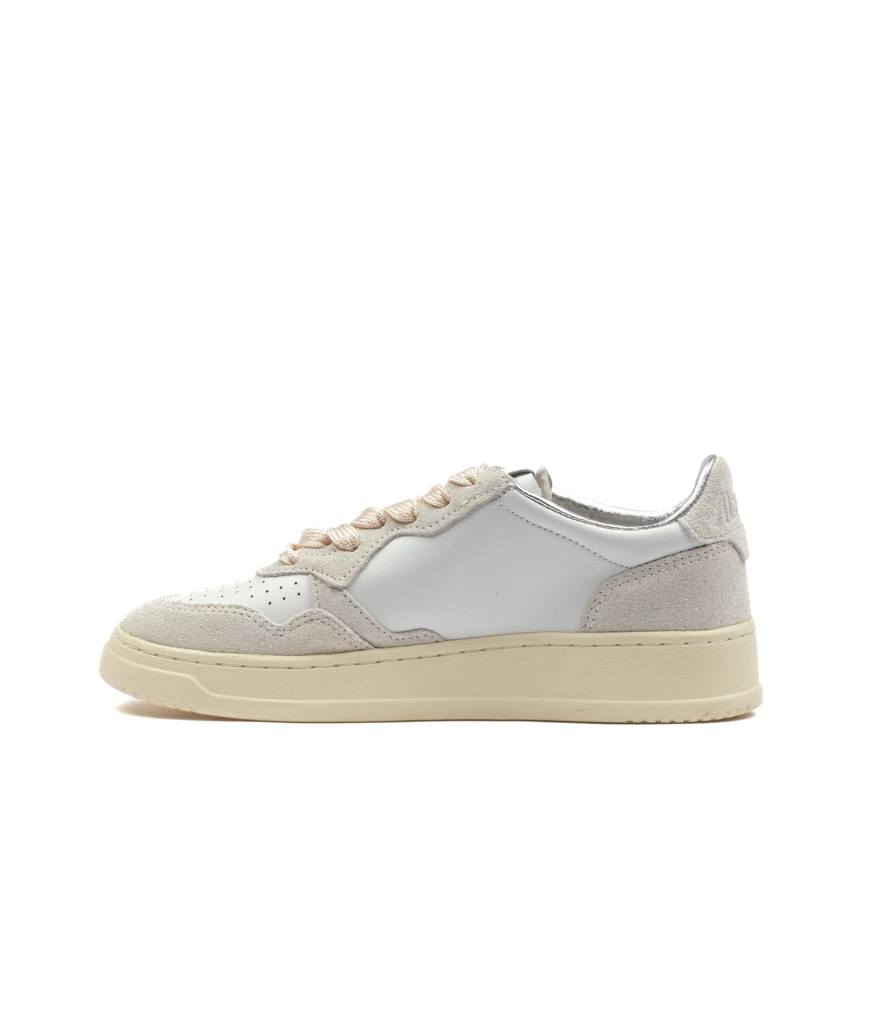 Autry Medalist Low Stars Glitter Bianco Donna