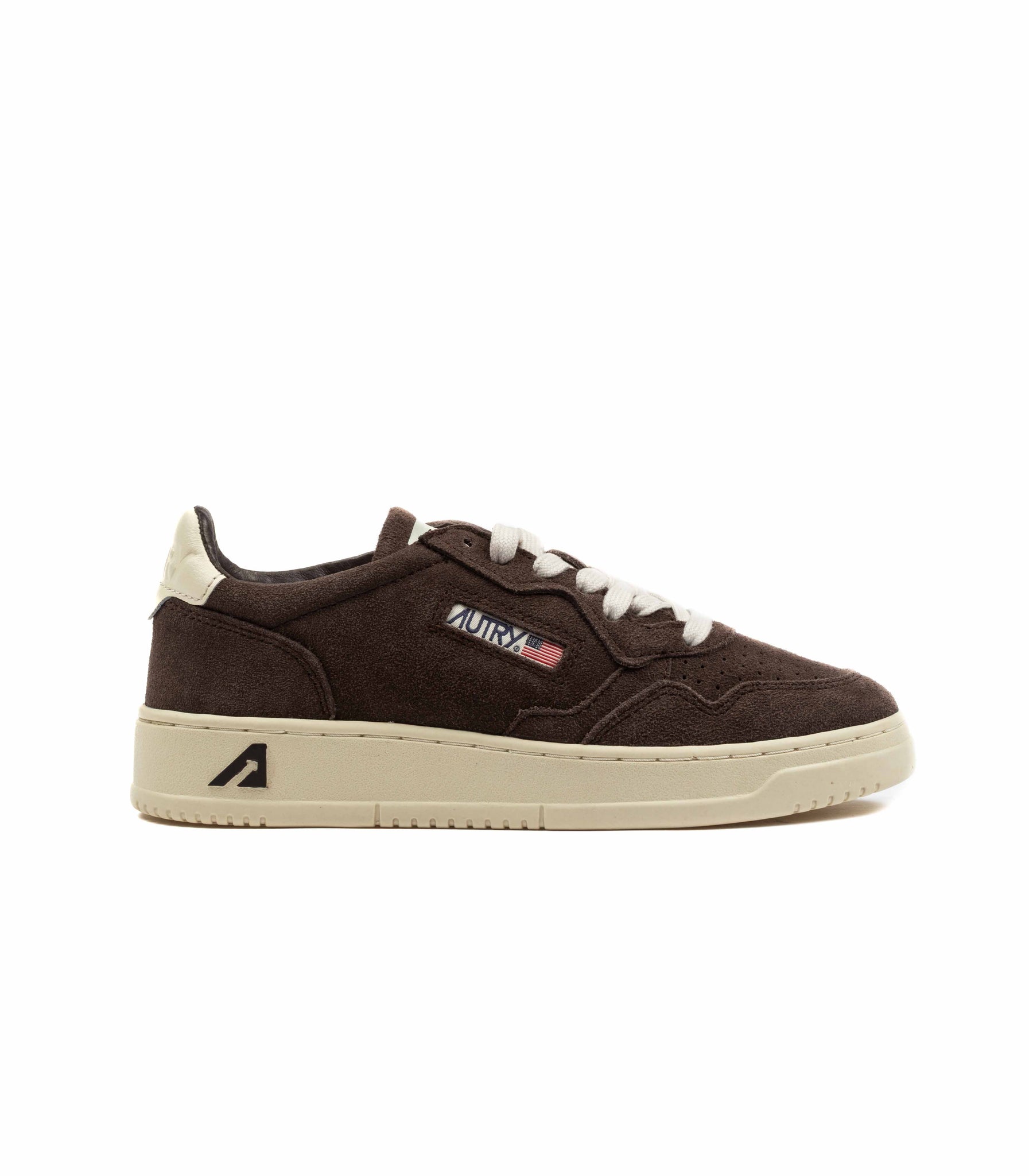 Autry Medalist Low Suede Marrone Donna