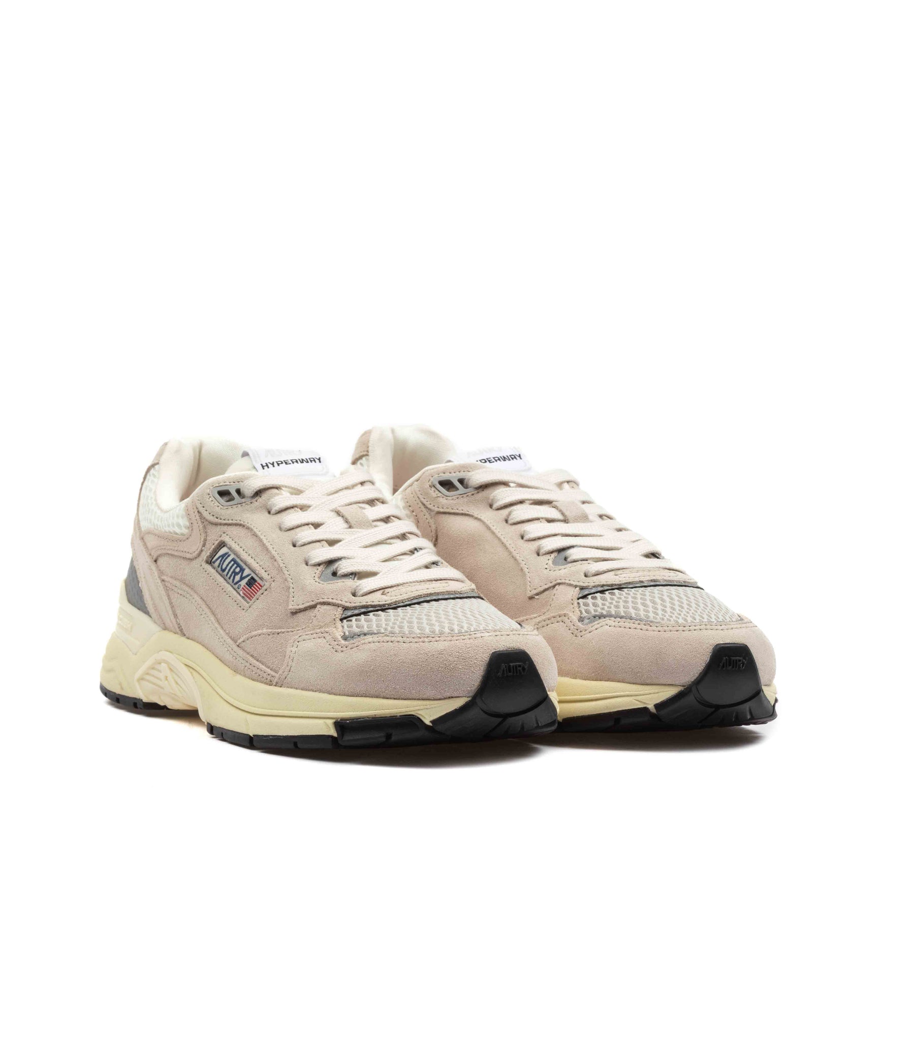 Autry Hyperway Low Man Suede Mesh Sand