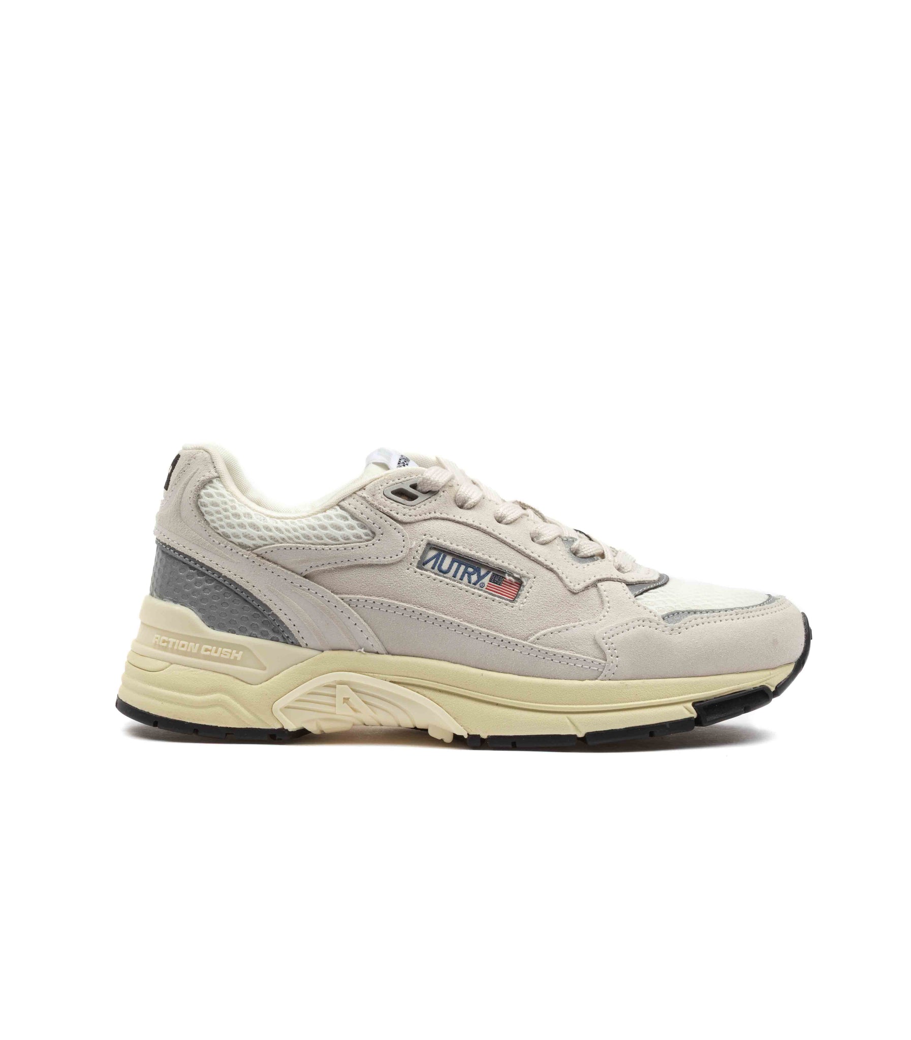 Autry Hyperway Low Donna Suede Bianco