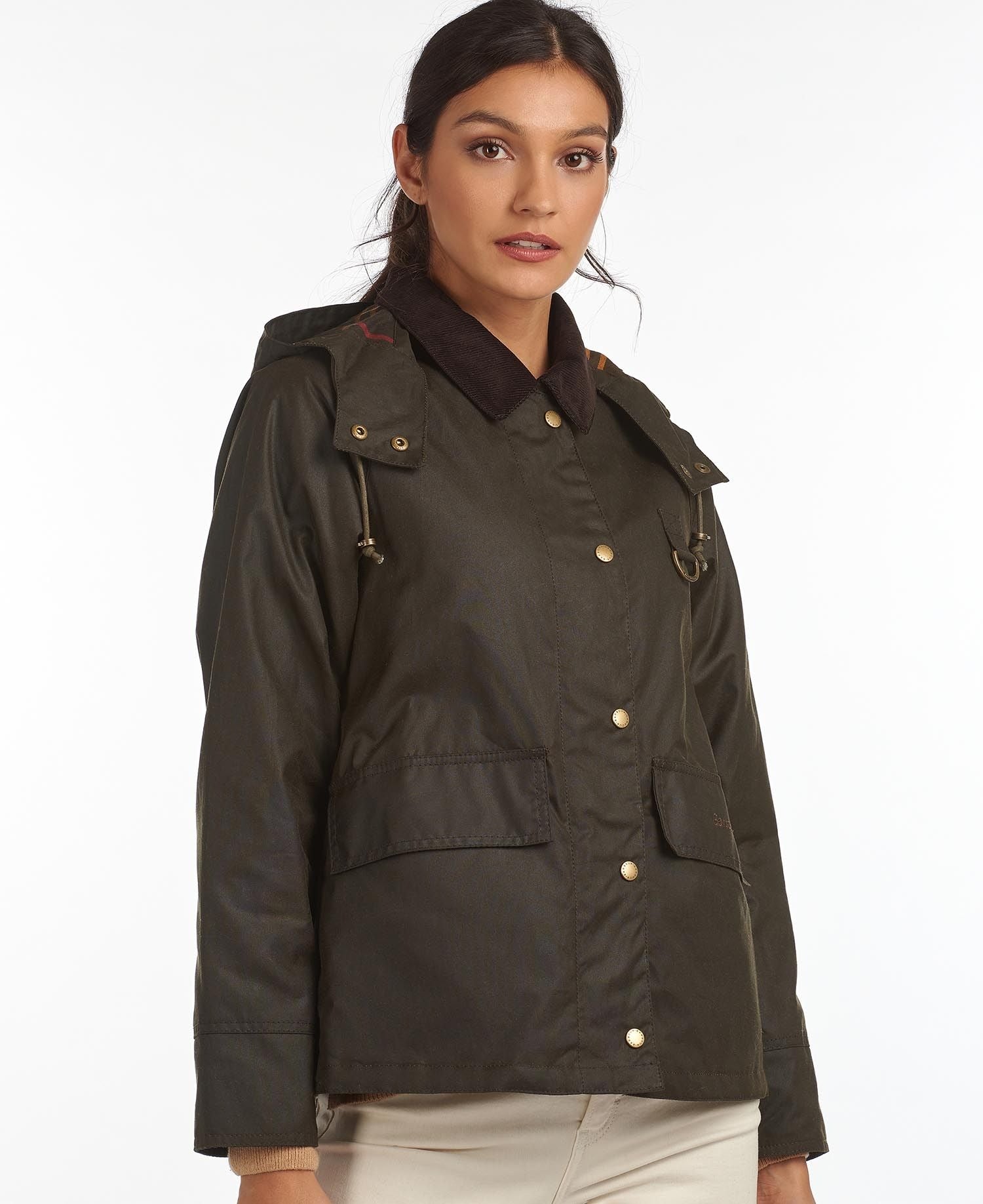 Barbour Avon Verde Oliva Donna