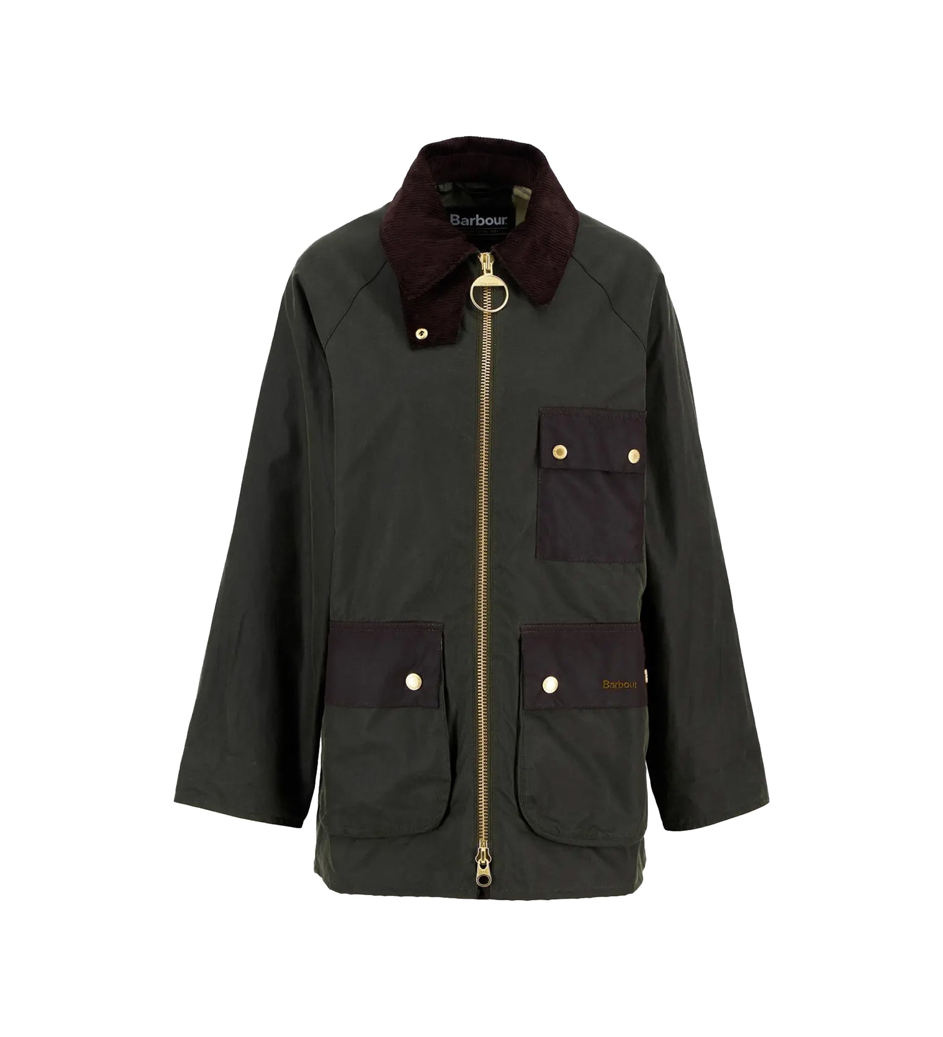 Barbour Luella Wax Jkt Cot Outw Fern Ancient Tartan