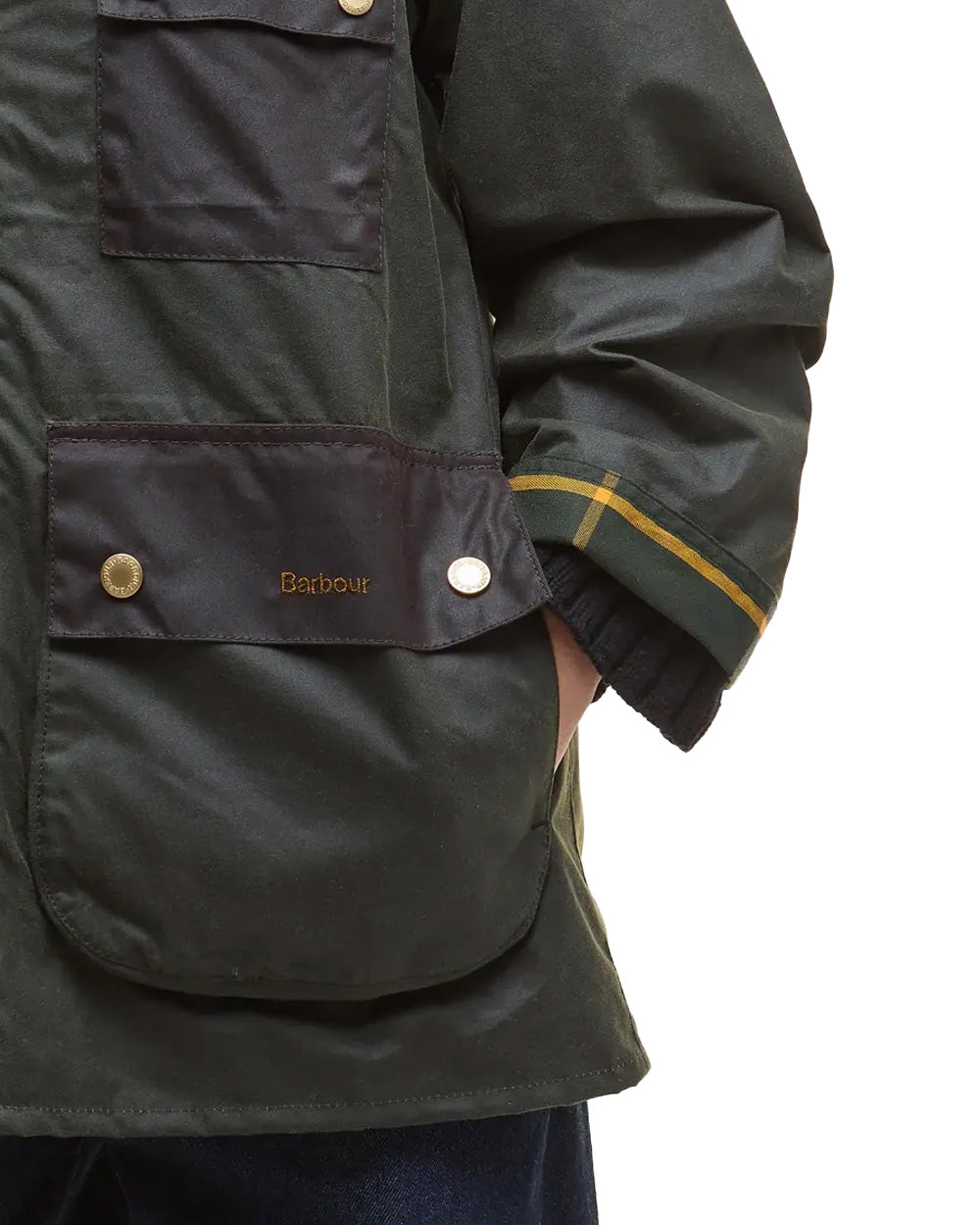 Barbour Luella Wax Jkt Cot Outw Fern Ancient Tartan