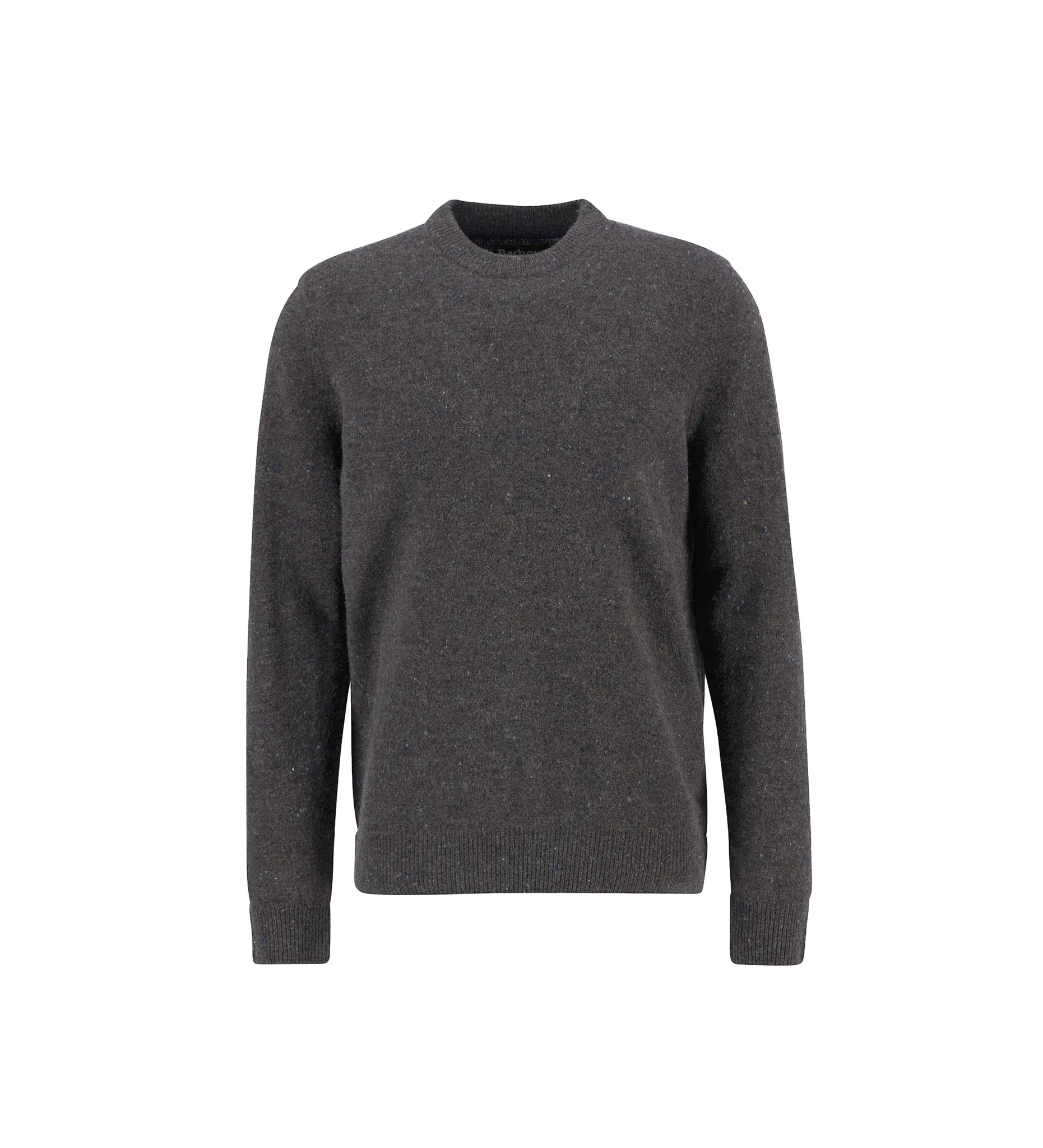 Barbour Maglia Tainsbury Puntinata Marrone Uomo