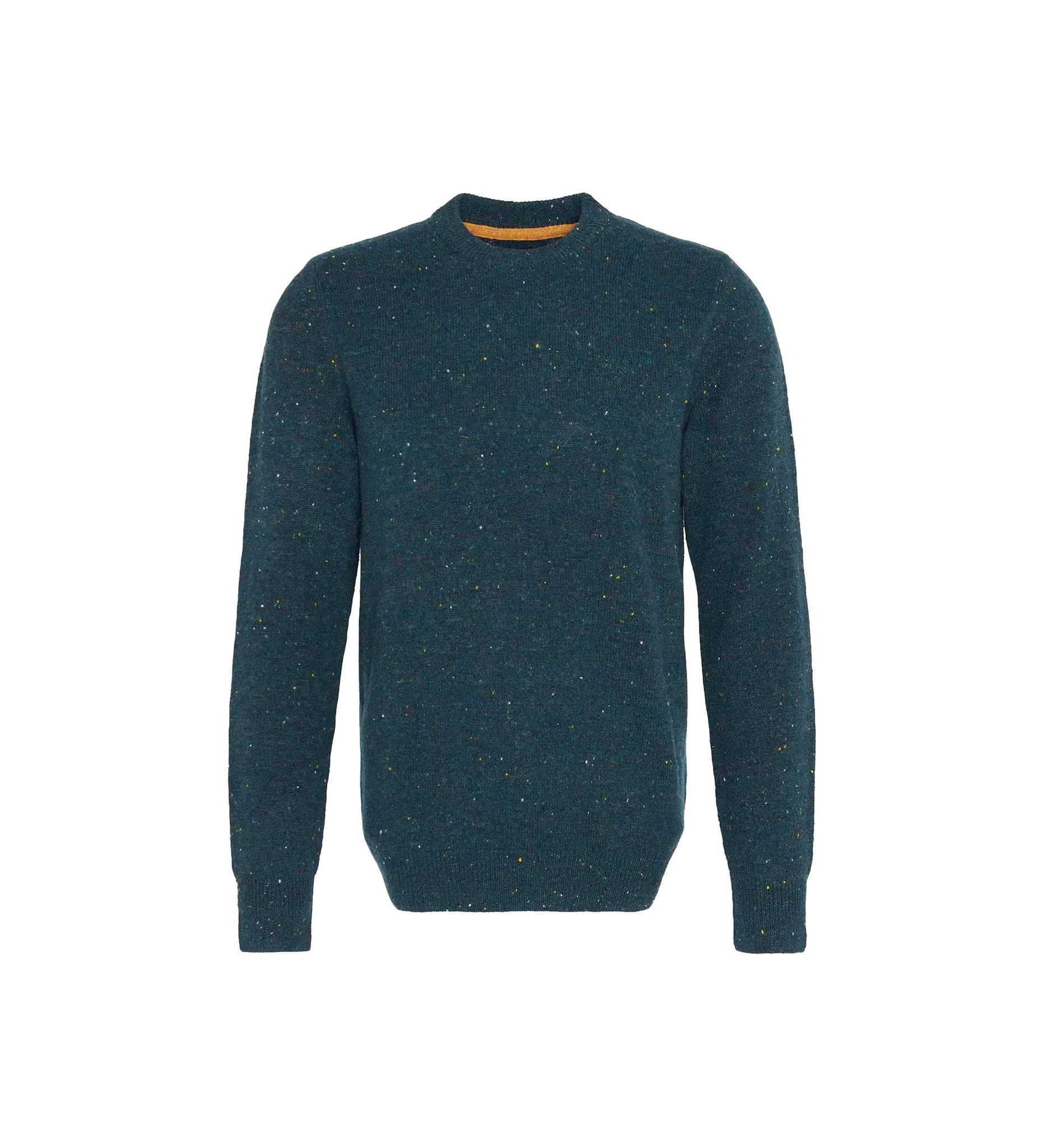 Barbour Maglia Tainsbury Puntinata Verde Uomo
