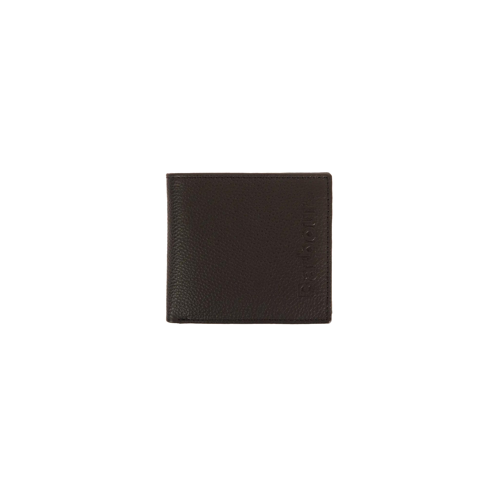 Barbour Logo Leather Billfold Wallet