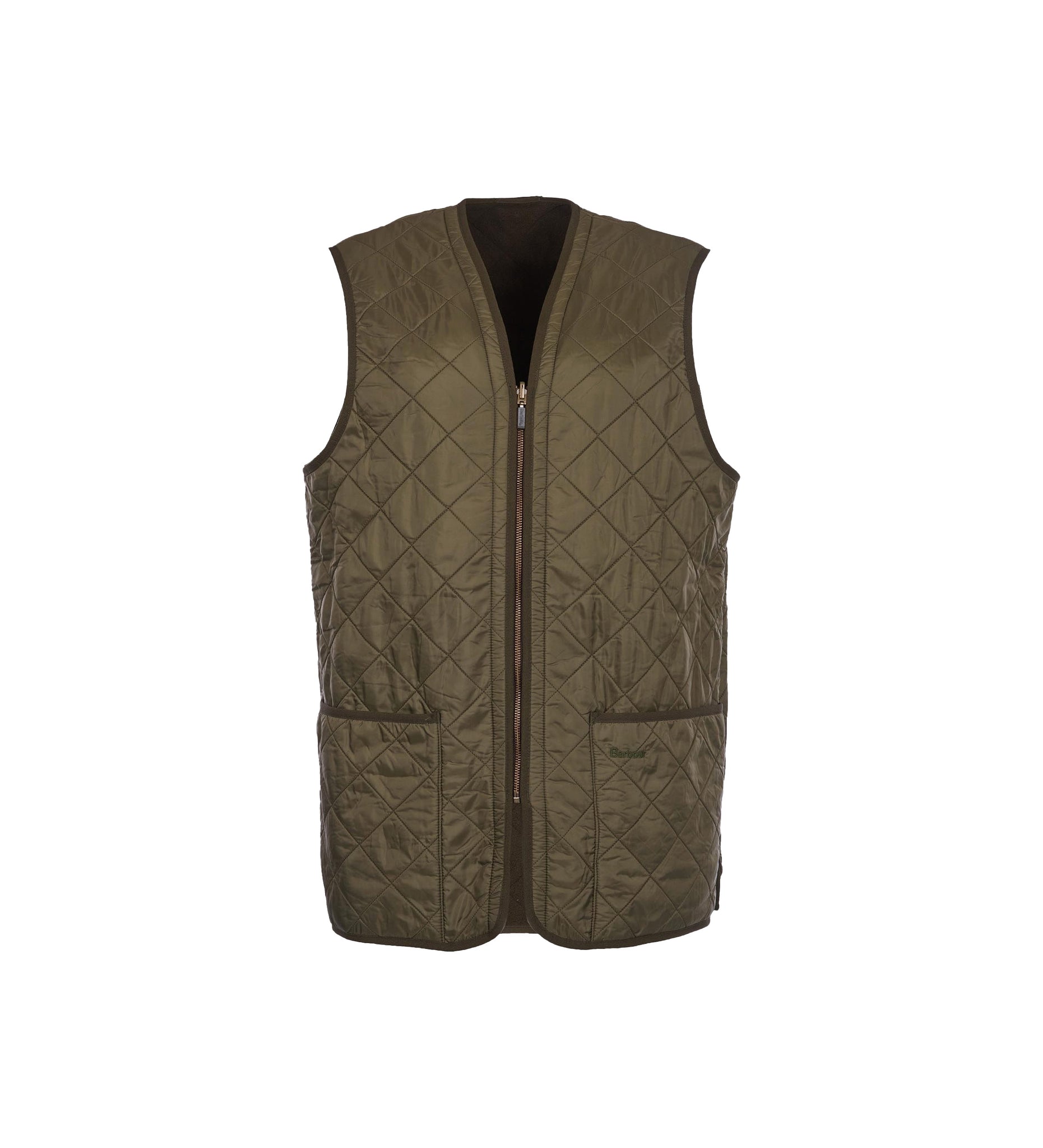 Barbour Gilet Imbottitura Qpolarquilt Marrone Uomo