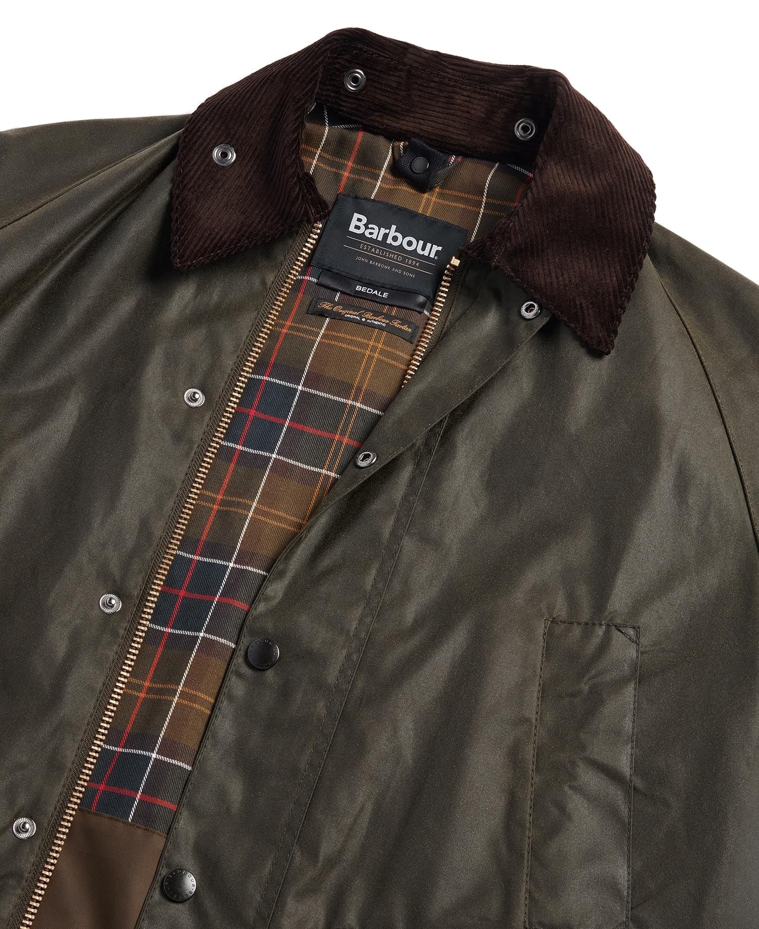 Giacca Barbour Bedale Wax Jacket Archive Olive