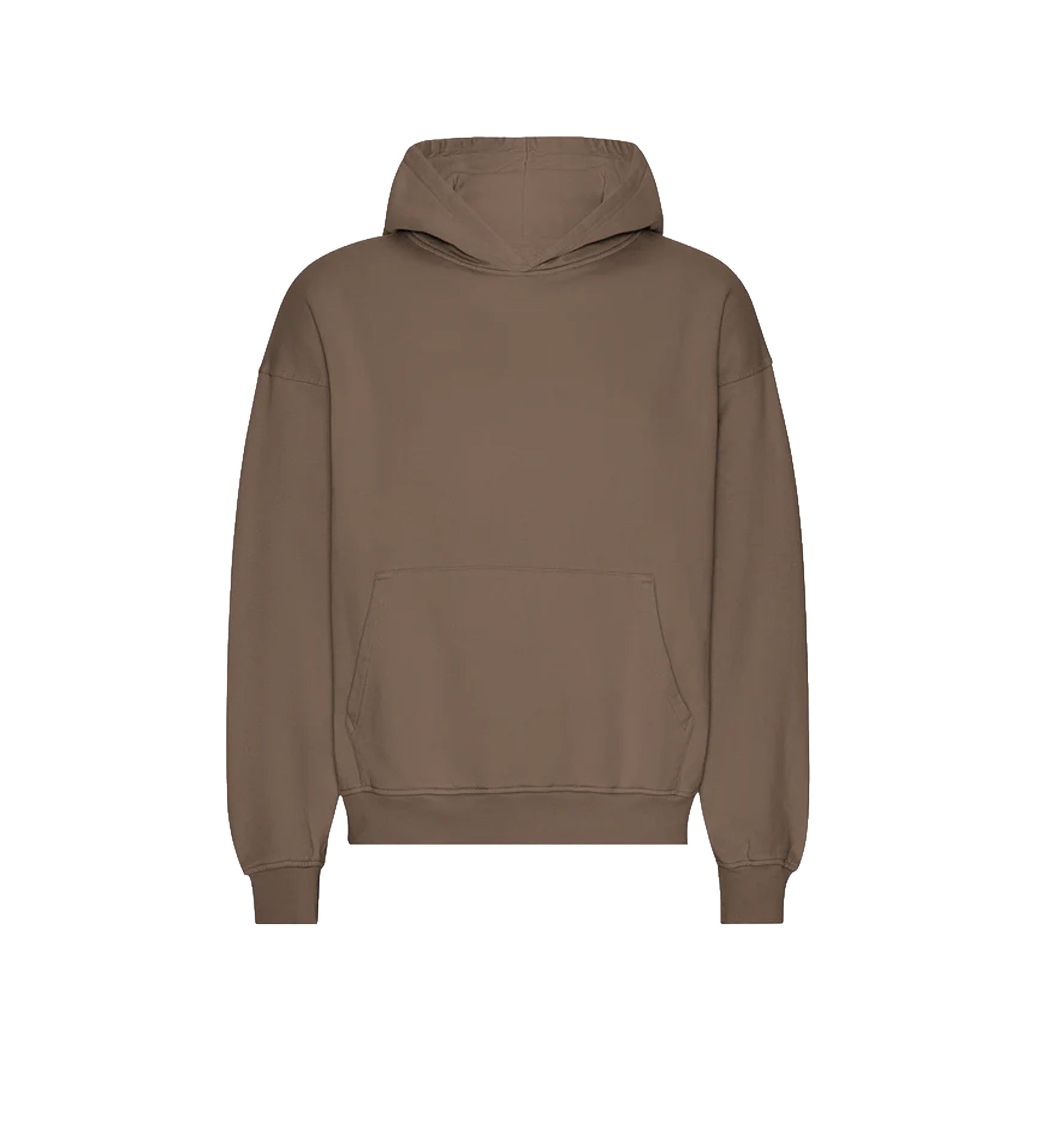 Colorful Standard Felpa Cappuccio Oversized Marrone