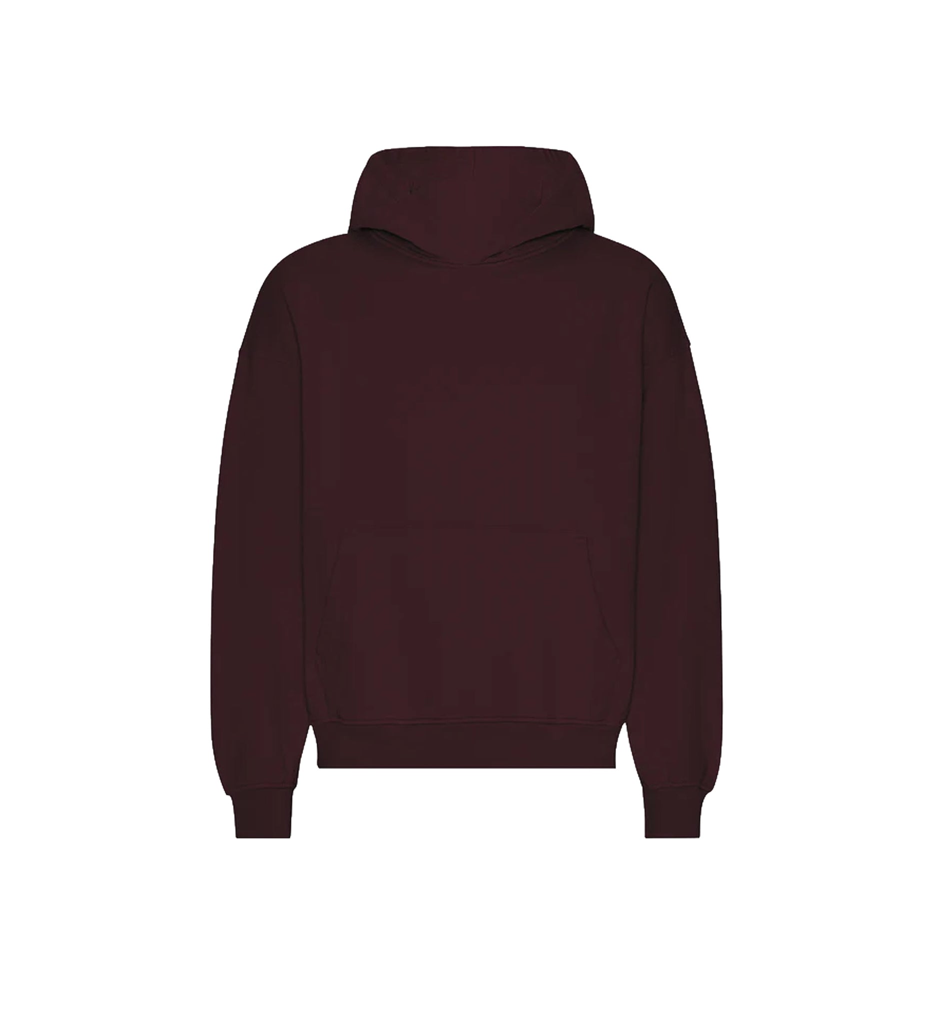 Colorful Standard Felpa Cappuccio Oversized Oxbloodred