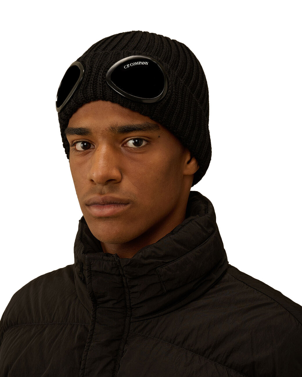 C.P. Company Extrafine Merino Wool Goggle Beanie