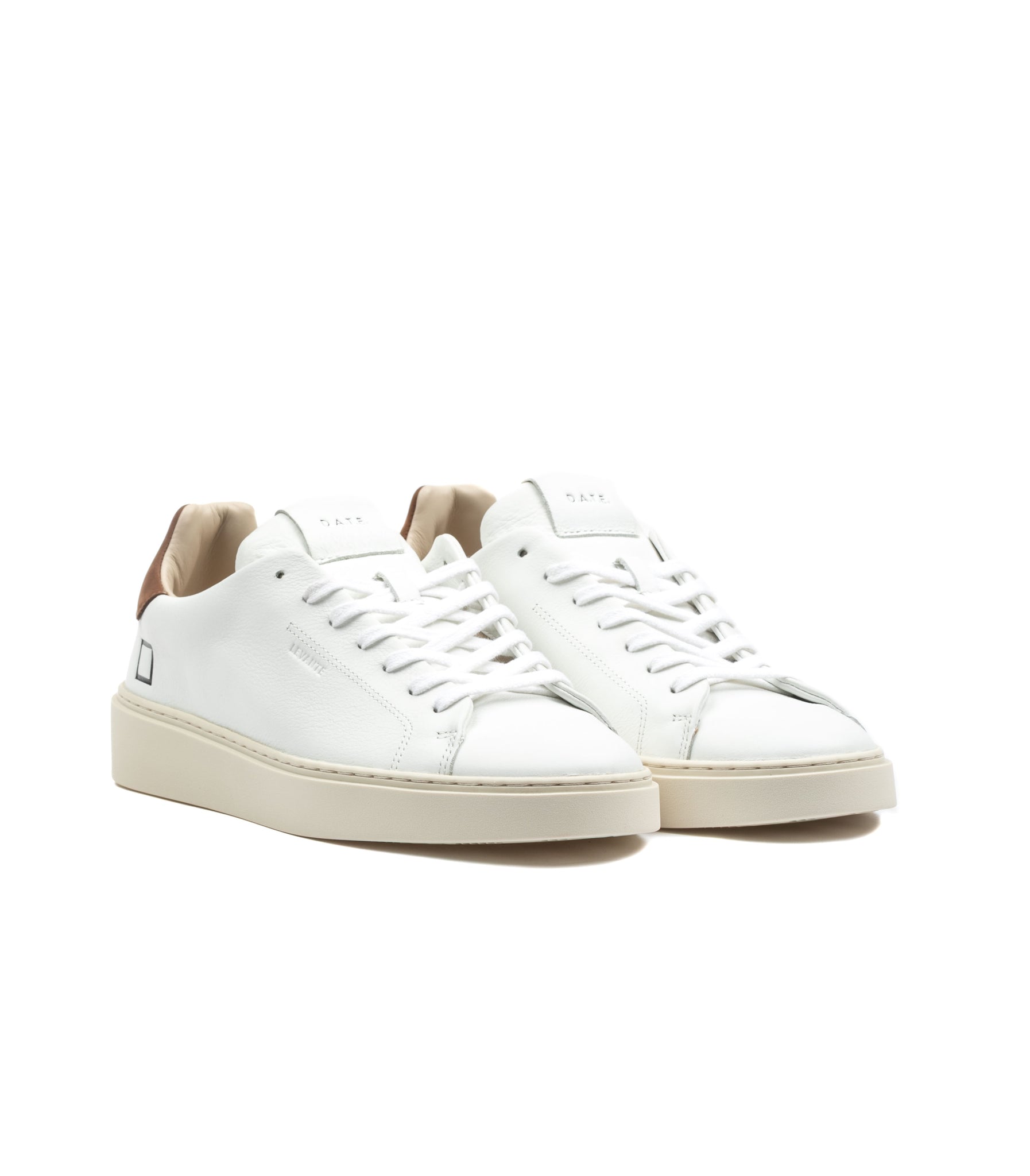 D.A.T.E. Levante Calf White Brown