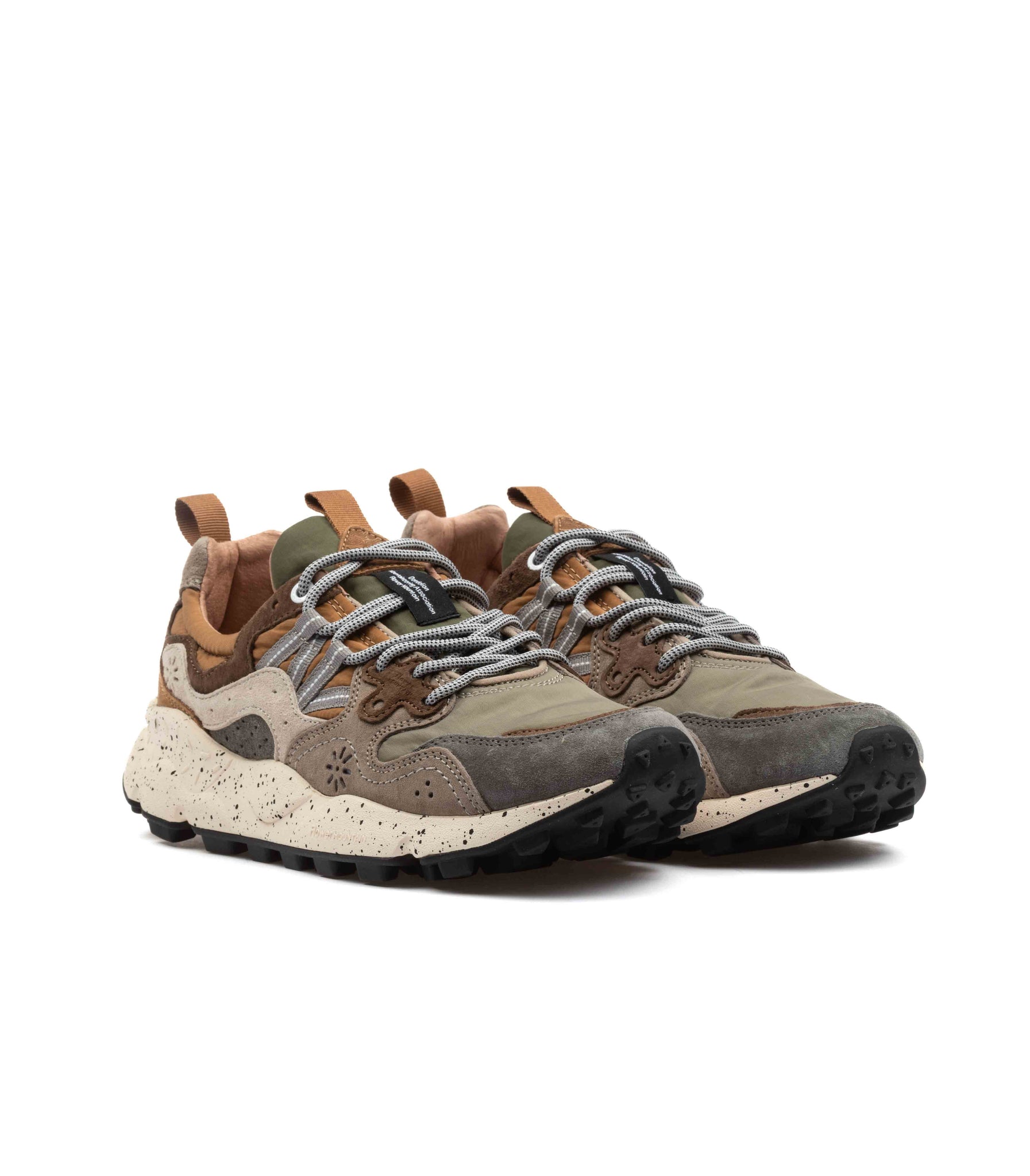 Flower Mountain Yamano 3 Suede Nylon Grey Onion Uomo