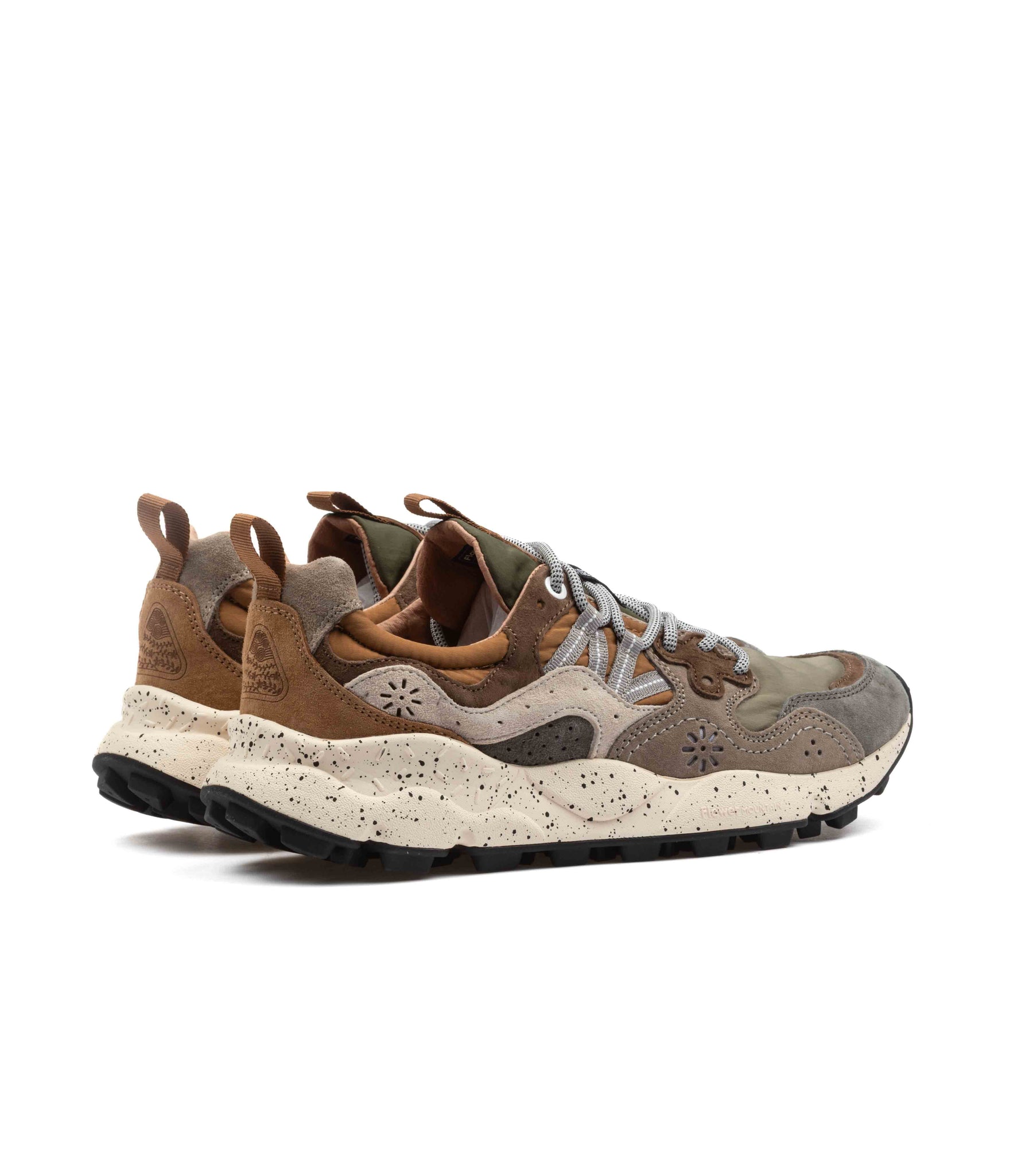 Flower Mountain Yamano 3 Suede Nylon Grey Onion Uomo