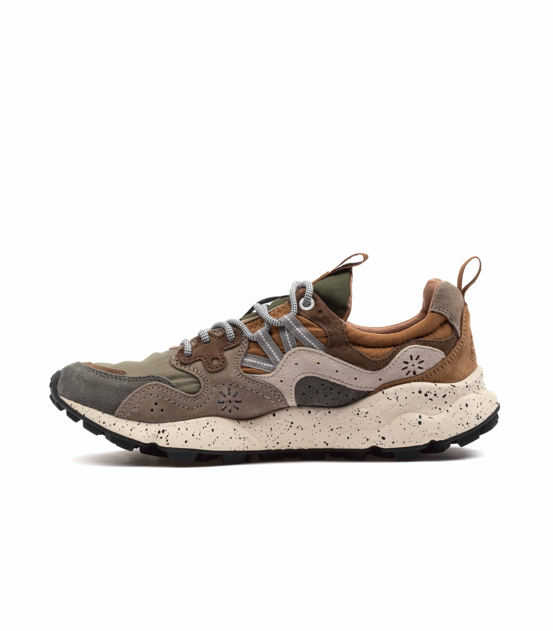 Flower Mountain Yamano 3 Suede Nylon Grey Onion Uomo