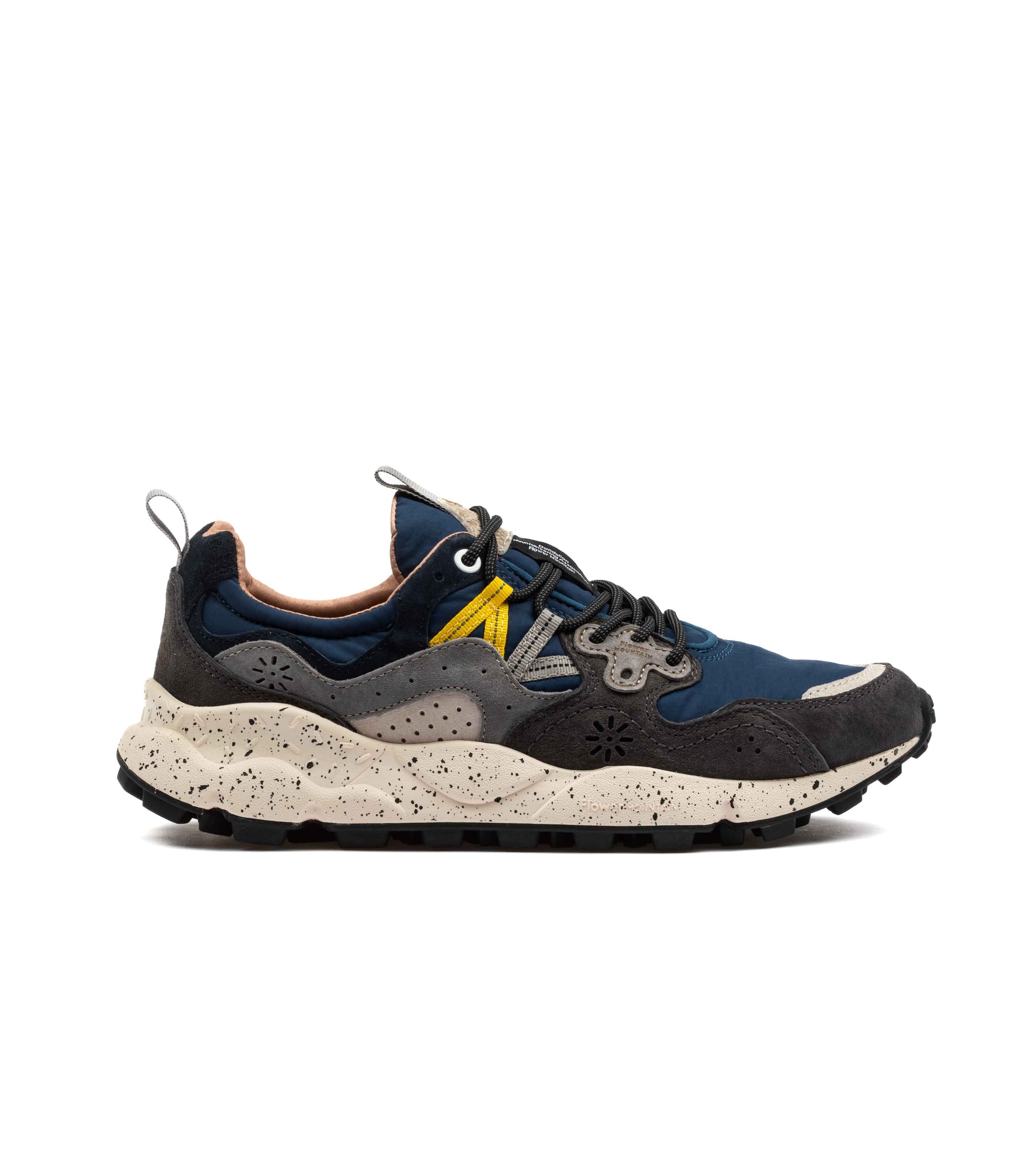 Flower Mountain Yamano 3 Suede Nylon Grey Navy Uomo
