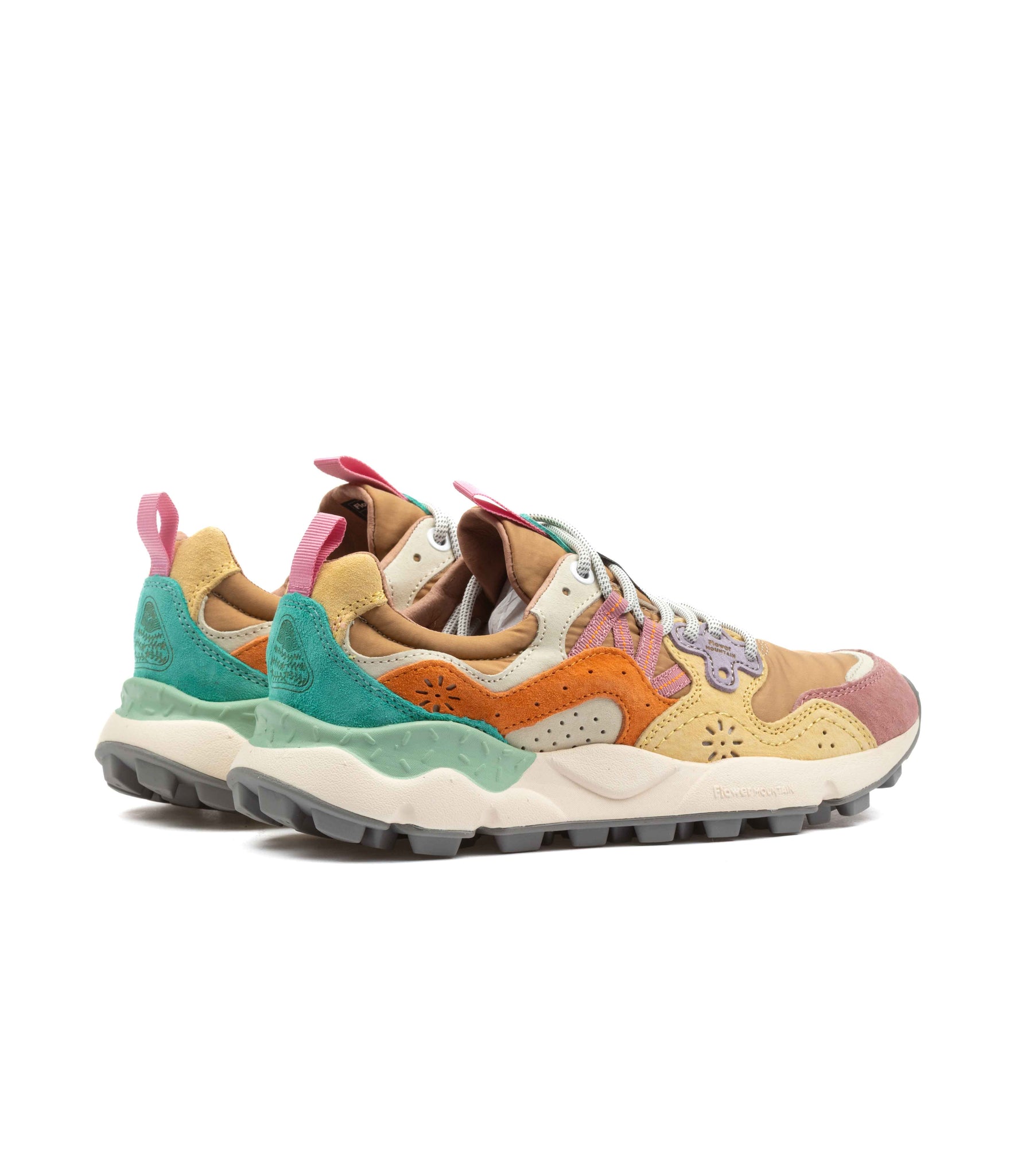 Flower Mountain Yamano 3 Suede Nylon Light Rose Light Orange