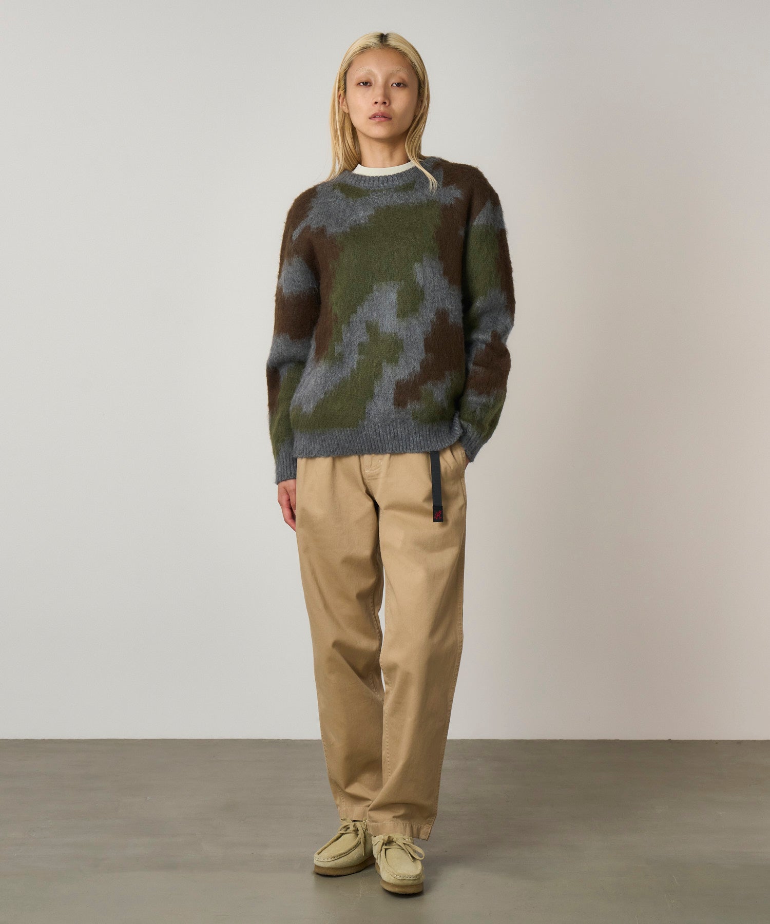 Gramicci Mohair Sweater Camo