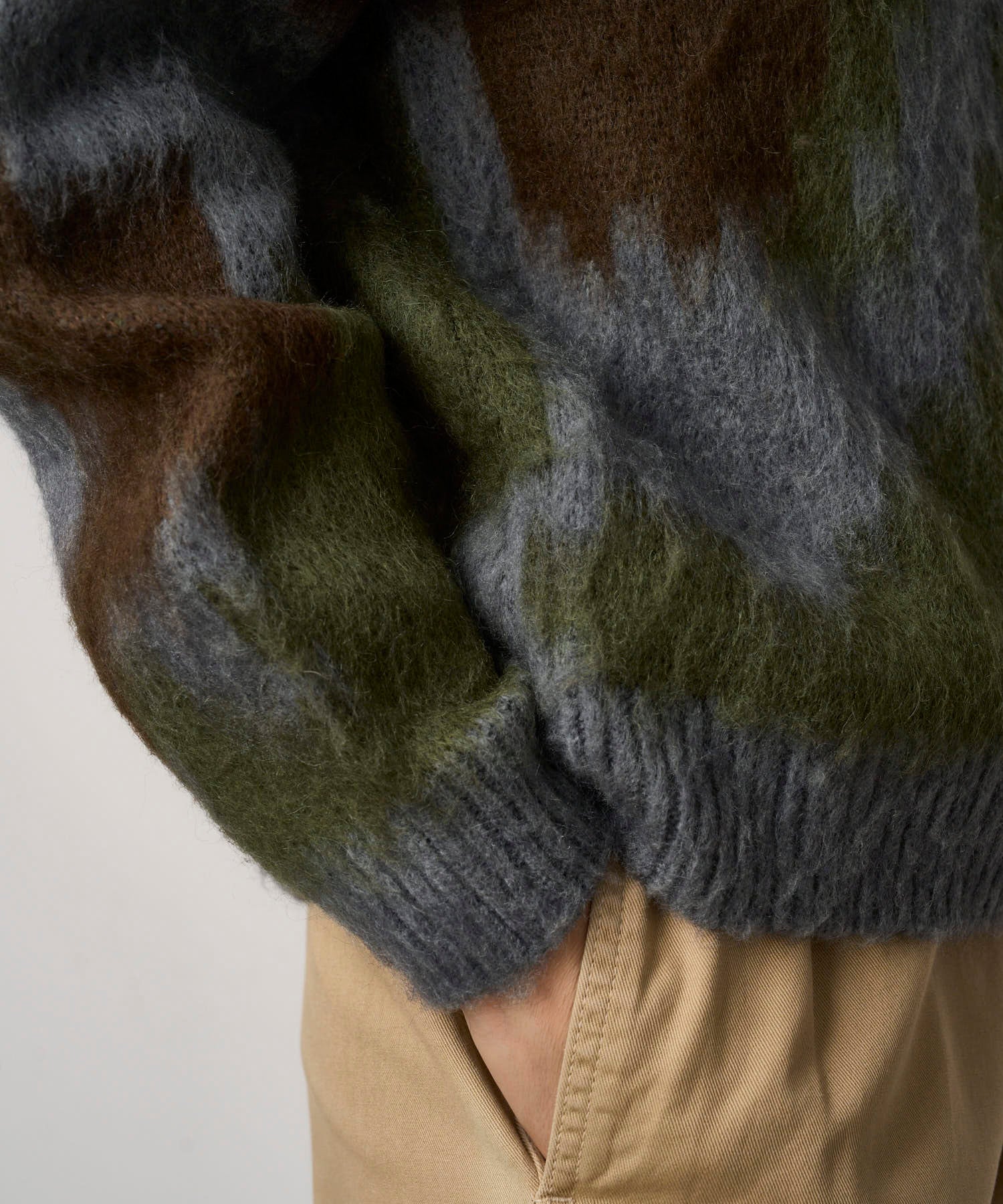 Gramicci Mohair Sweater Camo