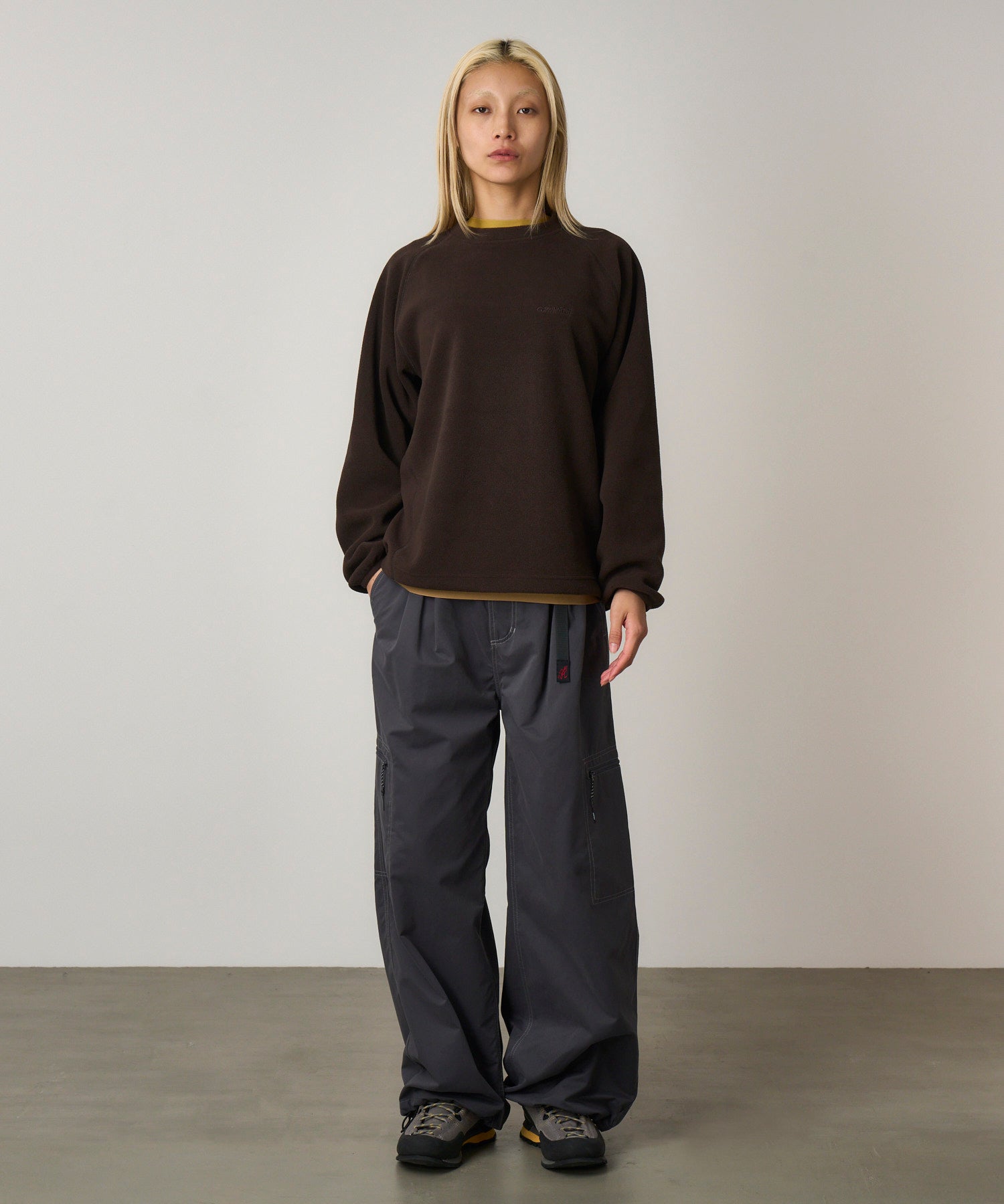 Gramicci Thermal Fleece Crew Tabacco