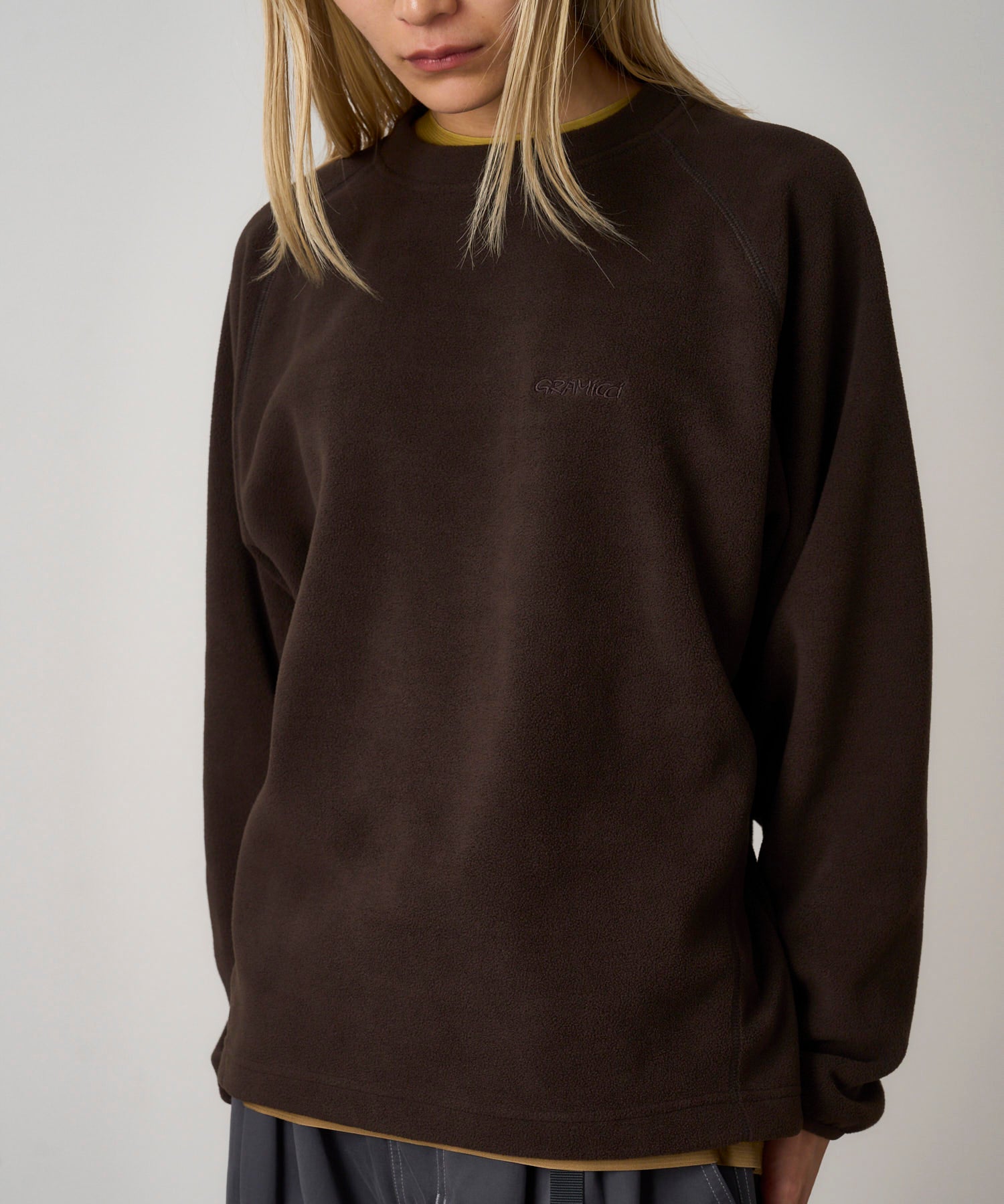 Gramicci Thermal Fleece Crew Tabacco