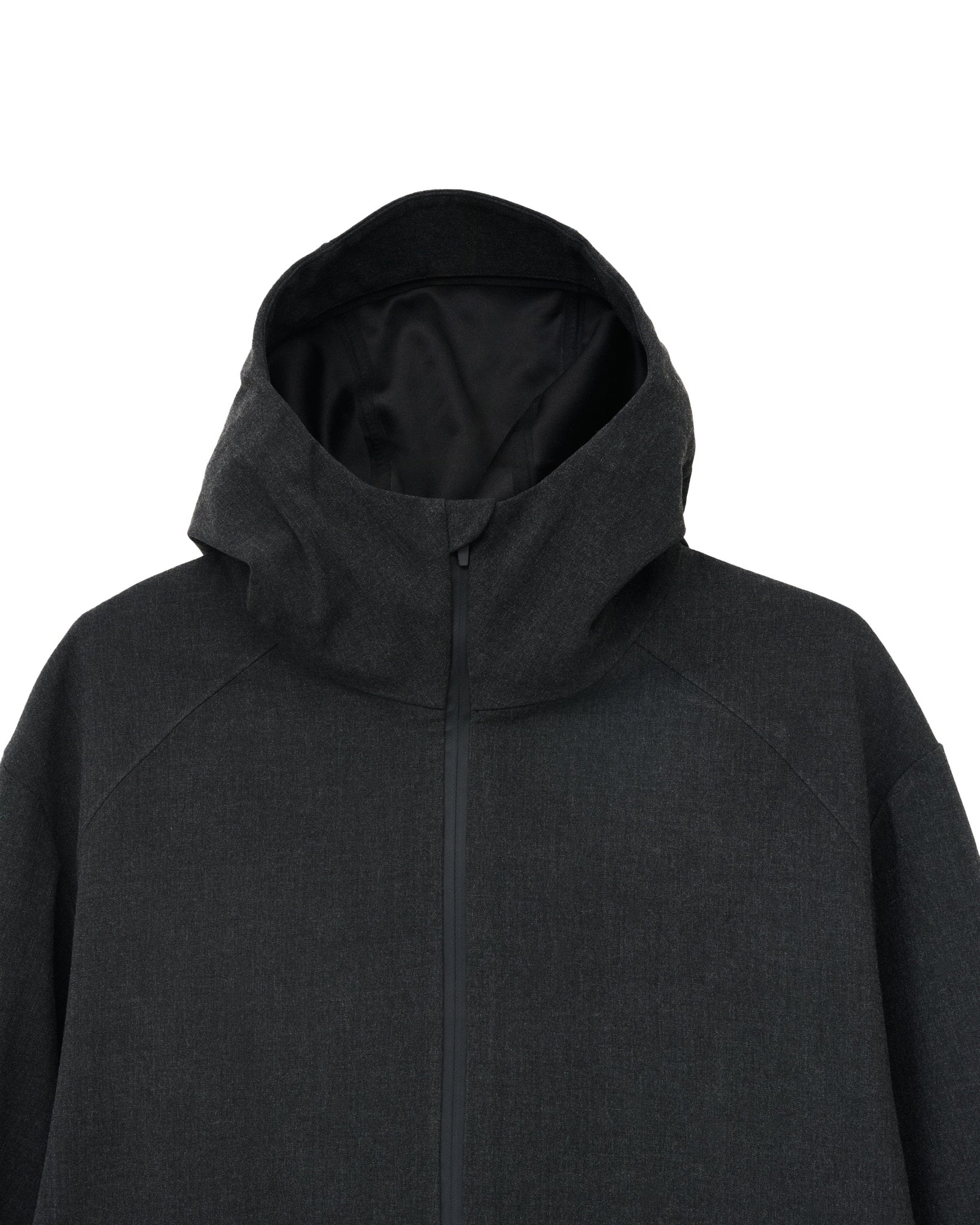 Hiking Patrol Waypoint Texture Hooded Jacket