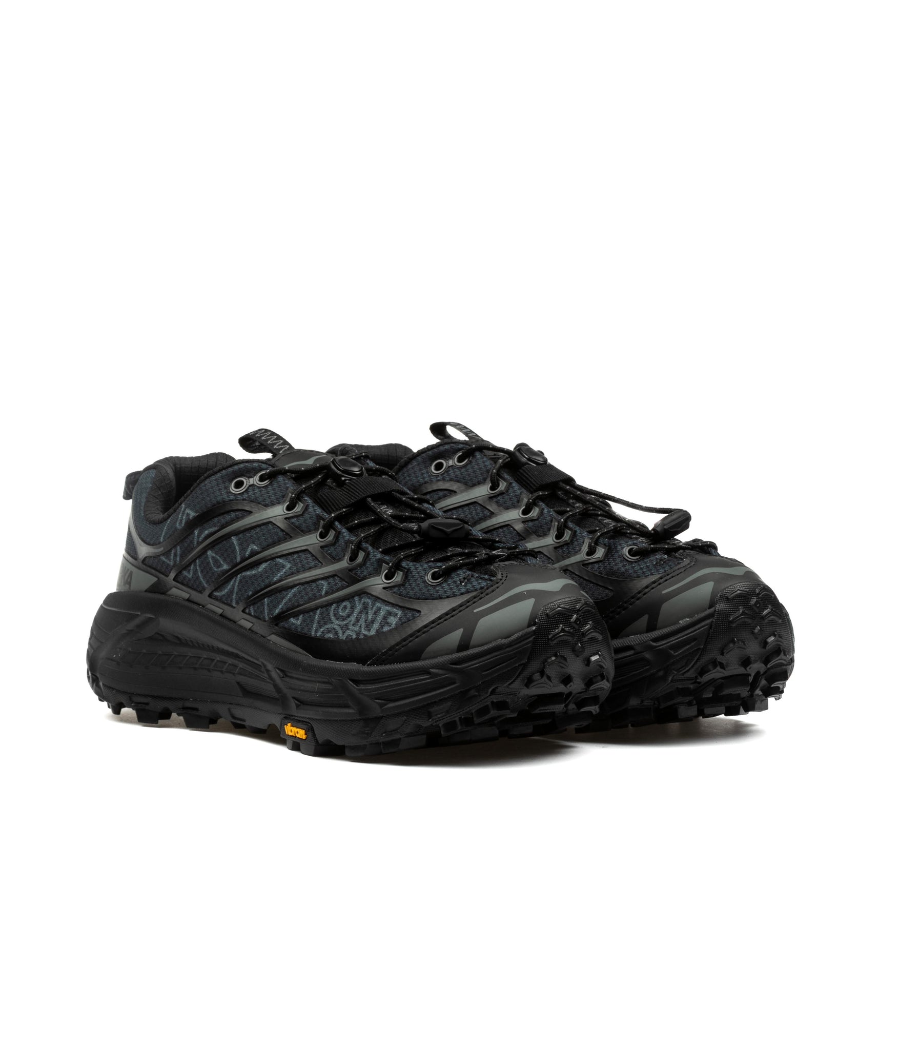 Hoka U Mafate Three2 Wordmark Black Outer Orbit