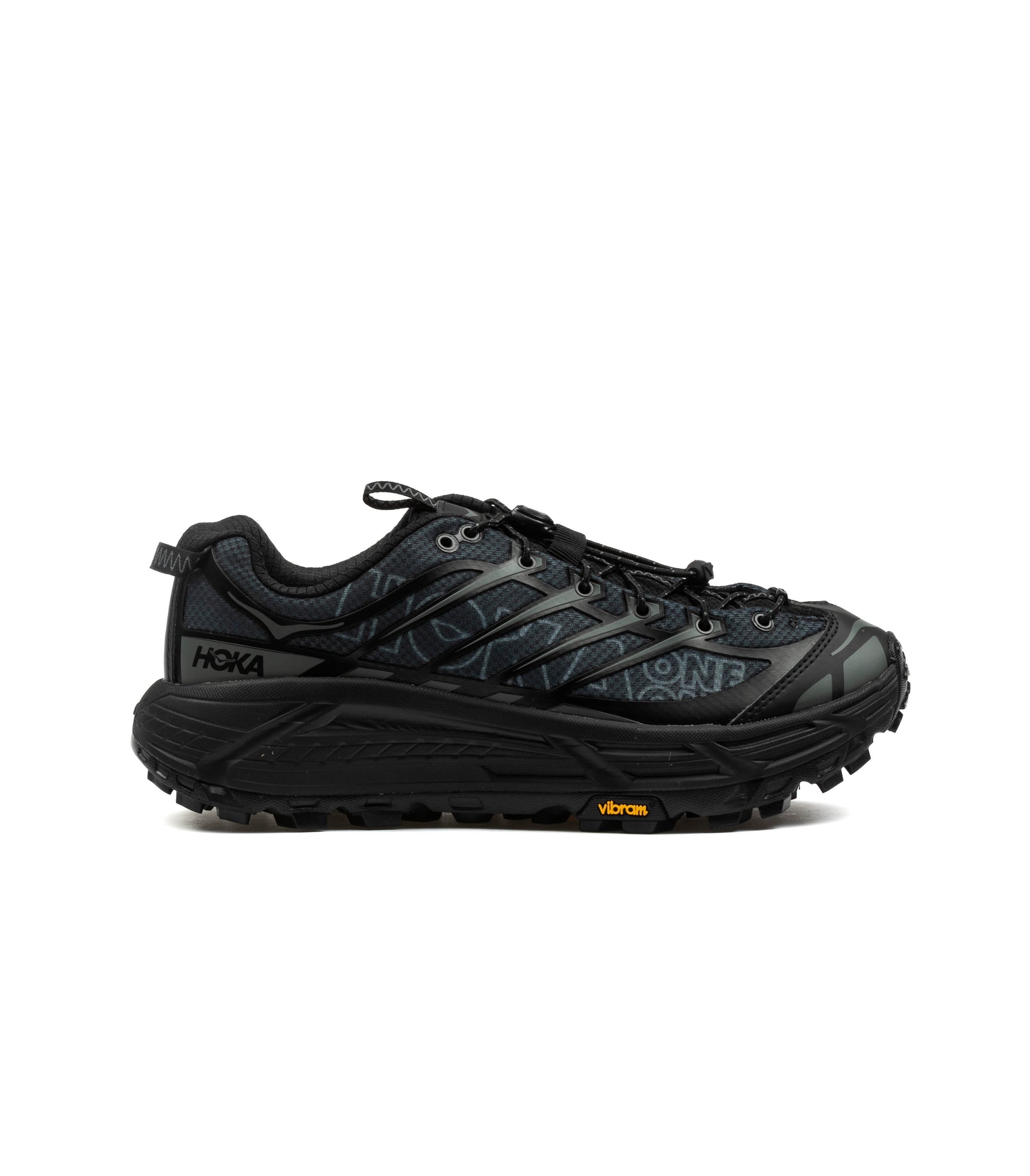 Hoka U Mafate Three2 Wordmark Black Outer Orbit