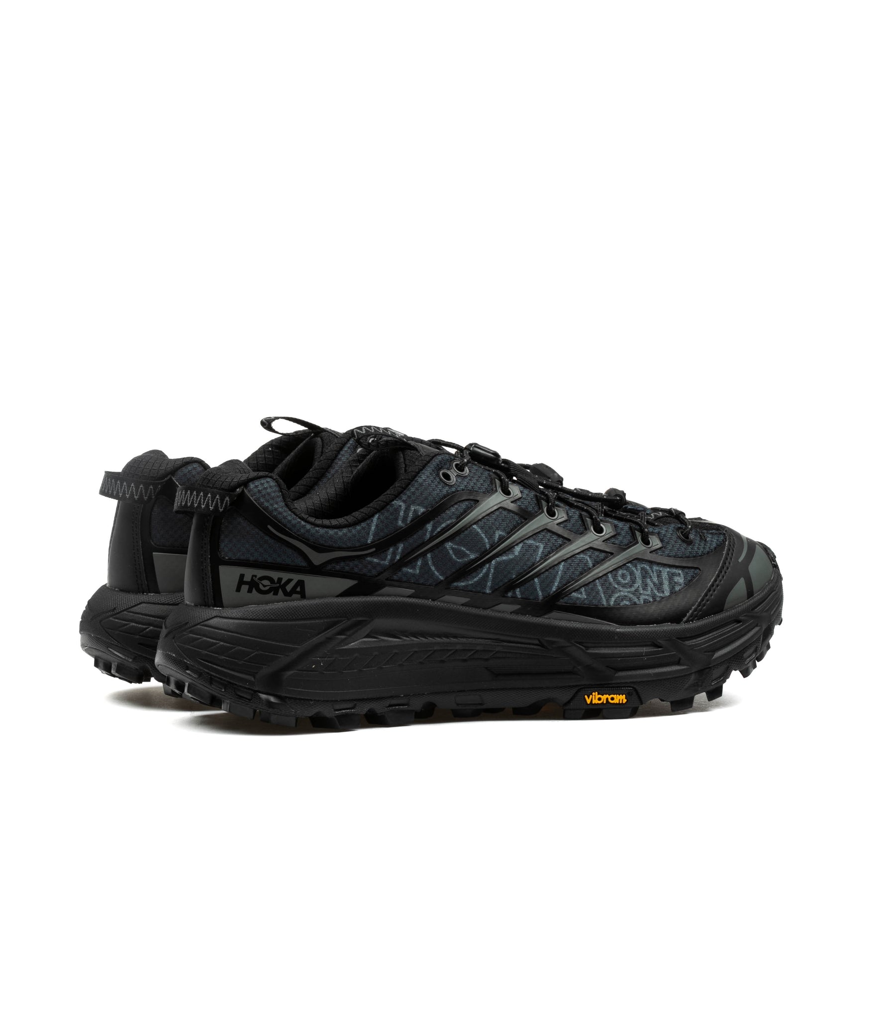 Hoka U Mafate Three2 Wordmark Black Outer Orbit
