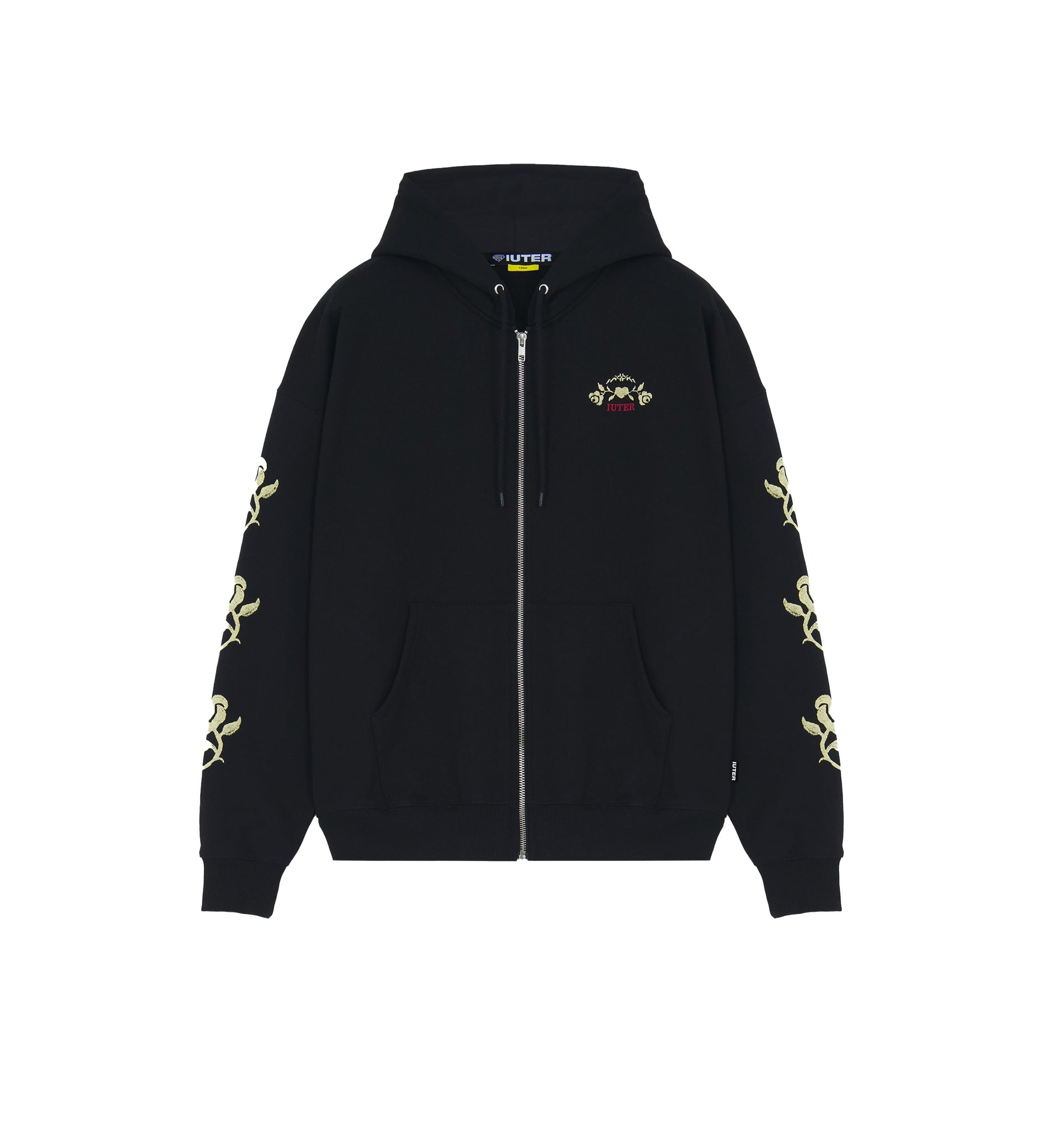 Iuter Floral Zip Hoodie