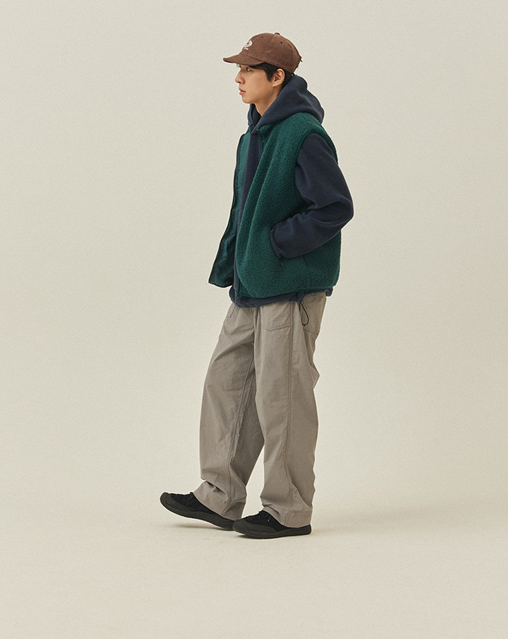 Kappy Design Fleece Zipper Vest