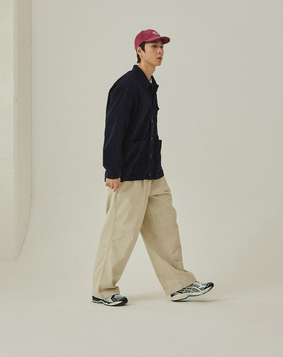 Kappy Design Pigment Two Tuck Wide Pant