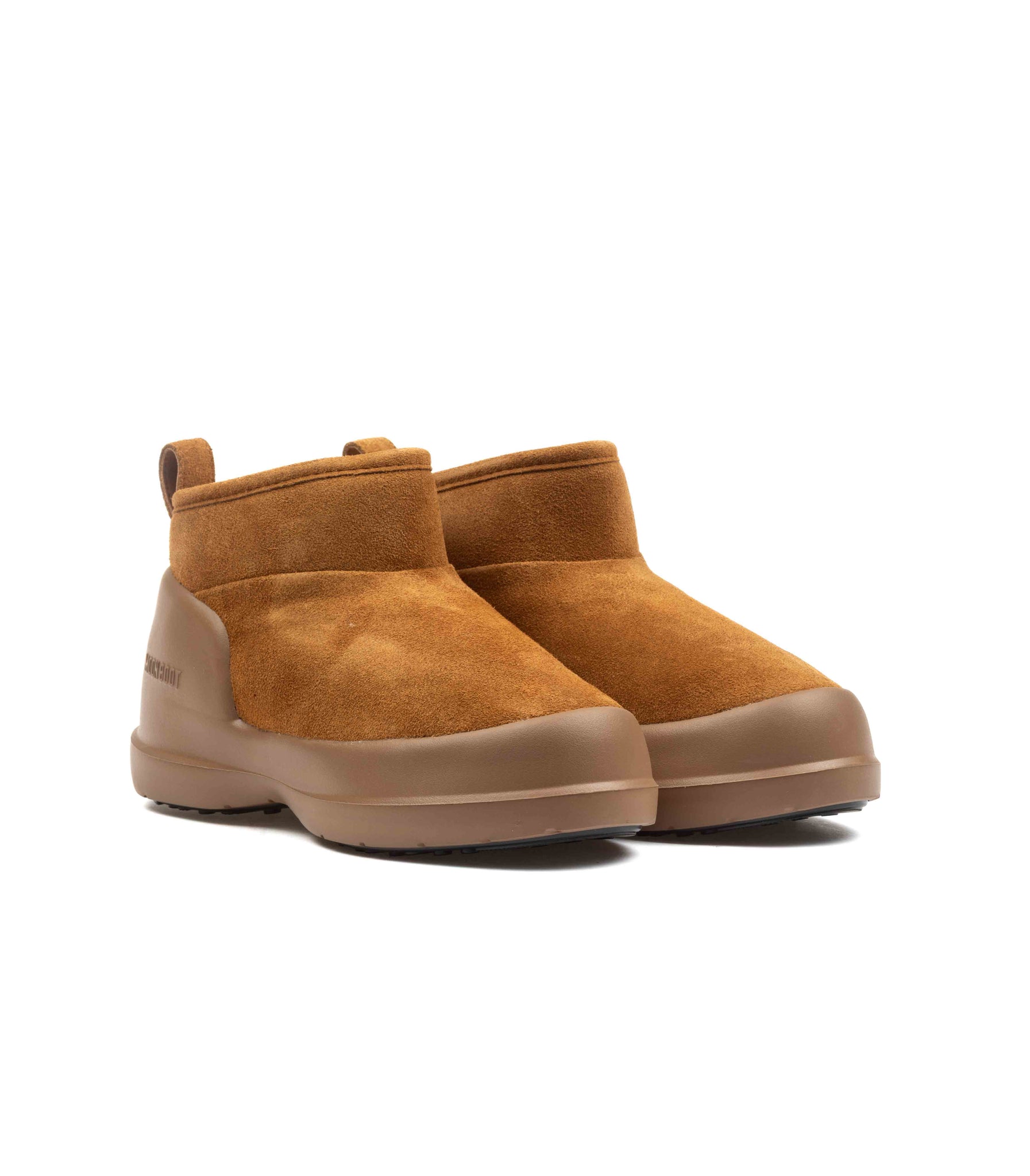 Moon Boot Mezzaluna Low Boot Suede Cognac Donna