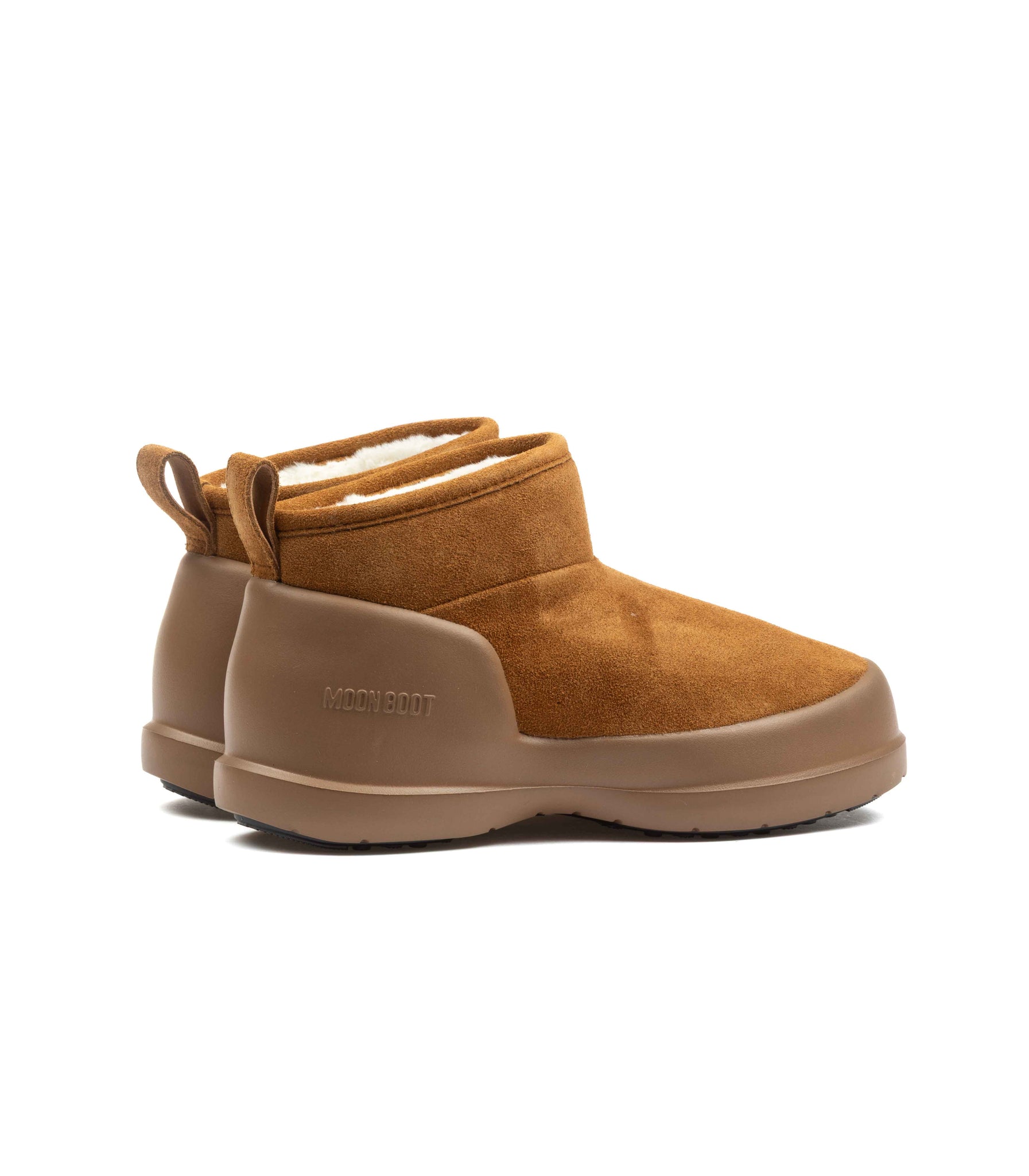 Moon Boot Mezzaluna Low Boot Suede Cognac Donna