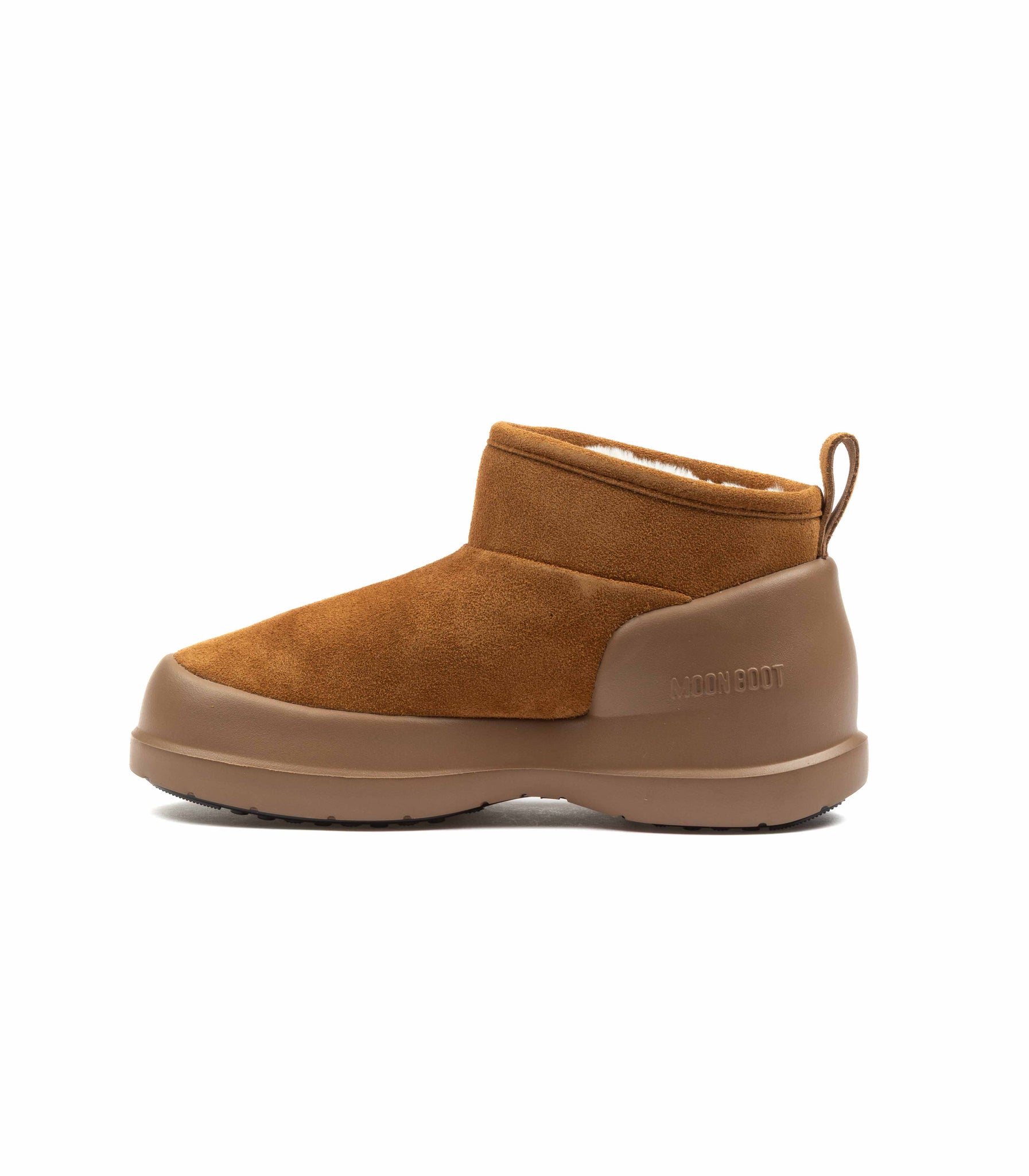 Moon Boot Mezzaluna Low Boot Suede Cognac Donna